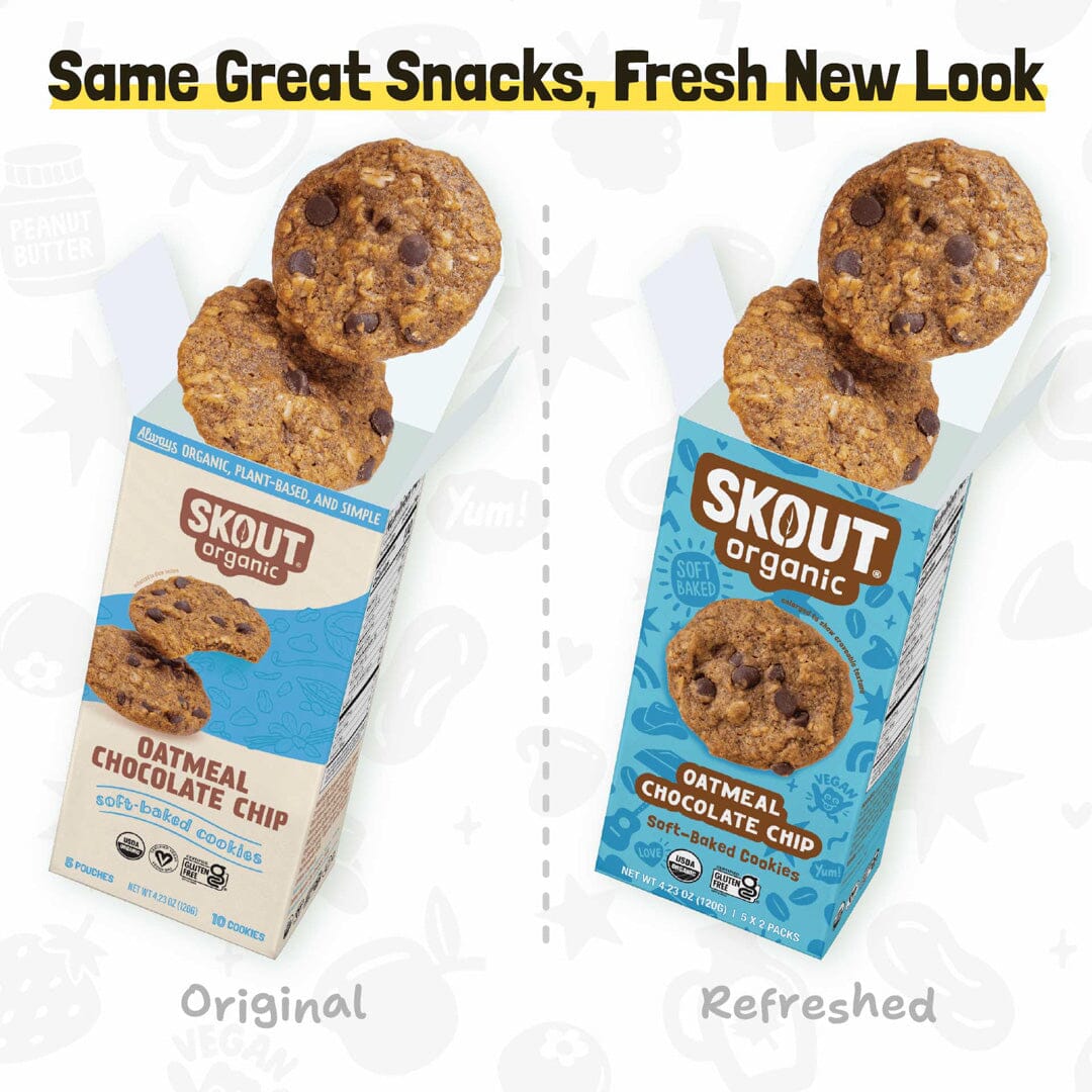 Skout Organic Oatmeal Chocolate Chip Soft Baked Cookies