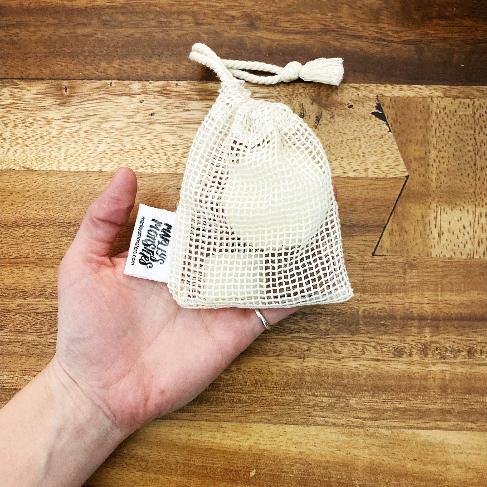 Marley's Monsters Soap Saver Bag: Organic Cotton