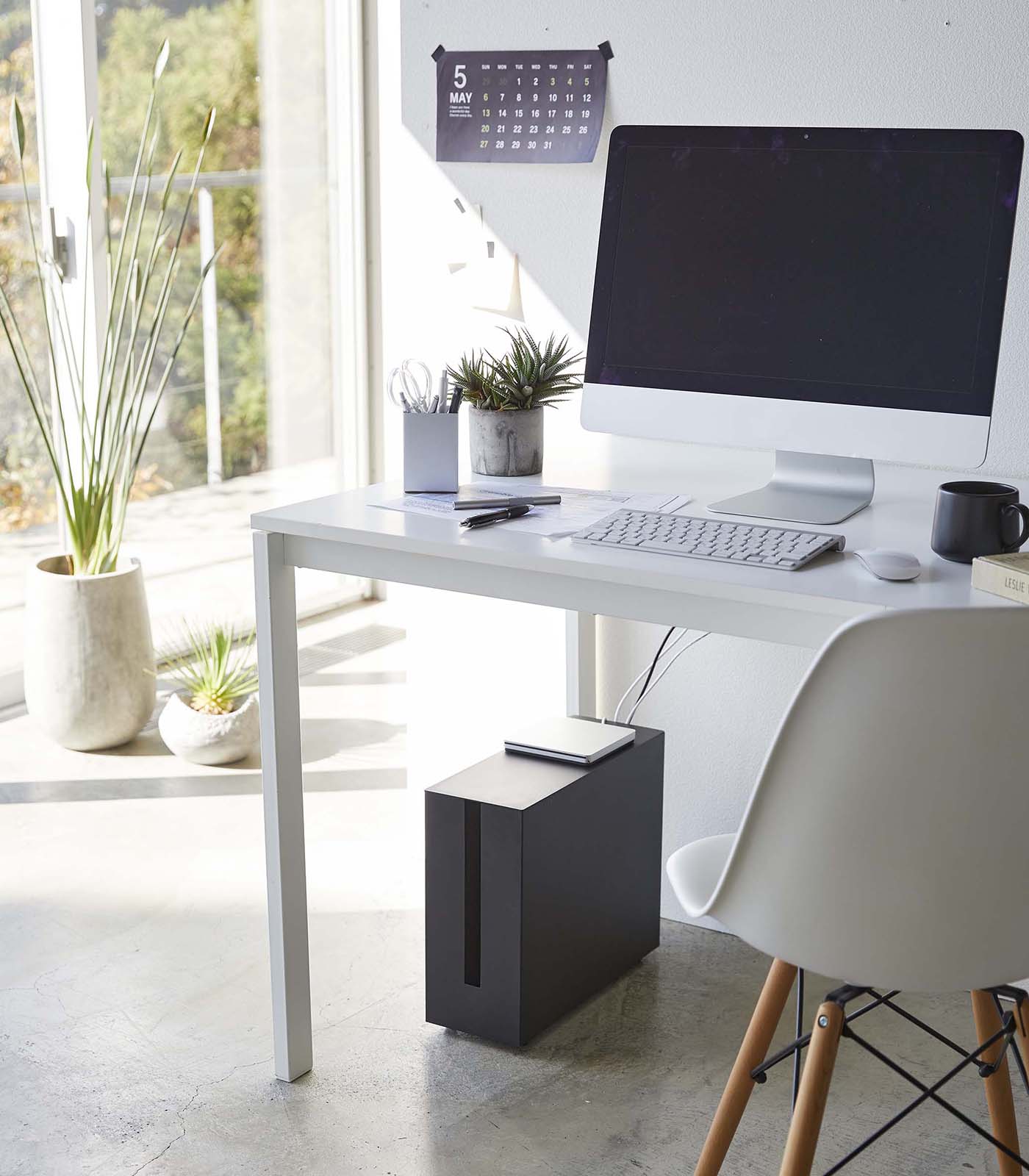 Yamazaki Home Rolling Cable Management Box - Steel