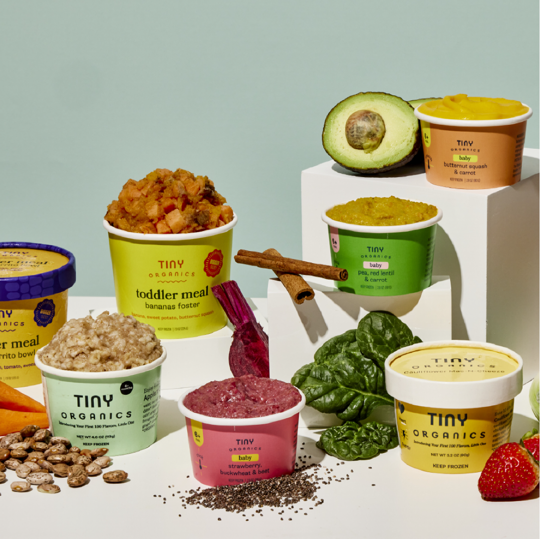 Tiny Organics Family Freezer Bundle assortment