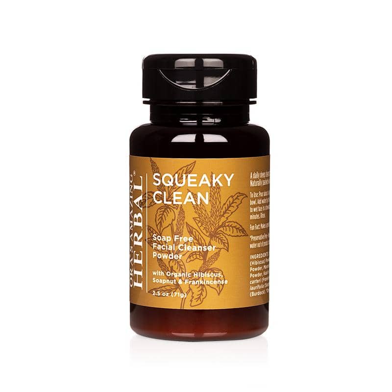 Ora's Amazing Herbal Squeaky Clean, Soap Free Facial Exfoliating Cleansing Powder