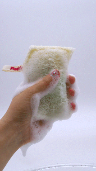 Floofah Luffa Fiber Kitchen Sponge - 2 pack of 5 sponges (10 total)