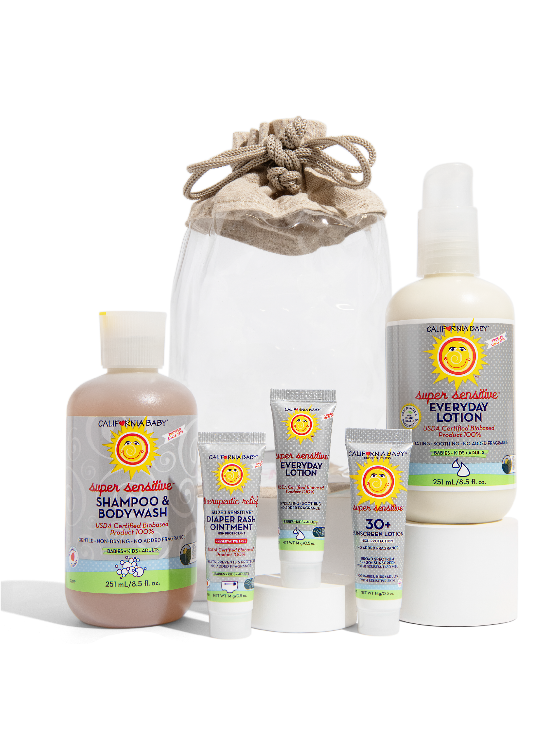California Baby (No Fragrance) Super Sensitive™ Newborn Tote