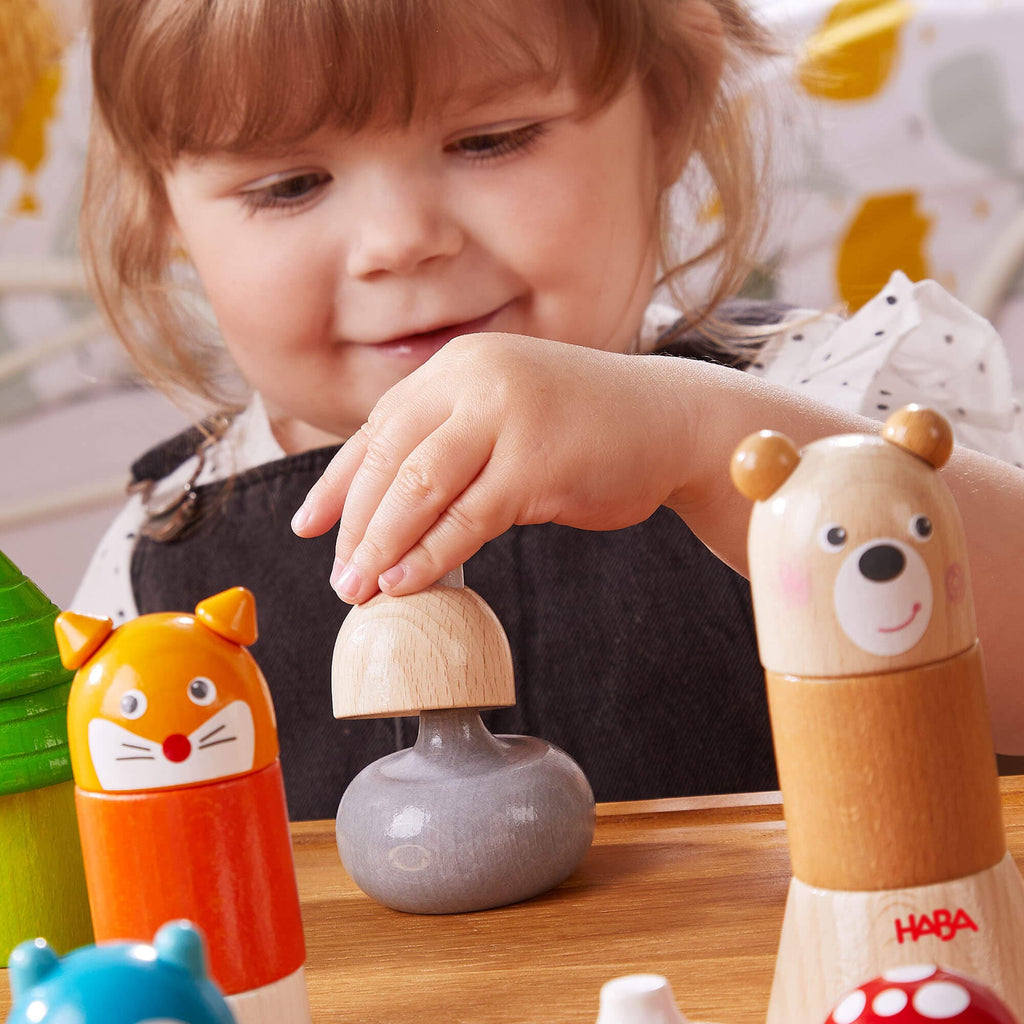 HABA Forest Animals Wooden Stacking Toy - Gimme the Good Stuff