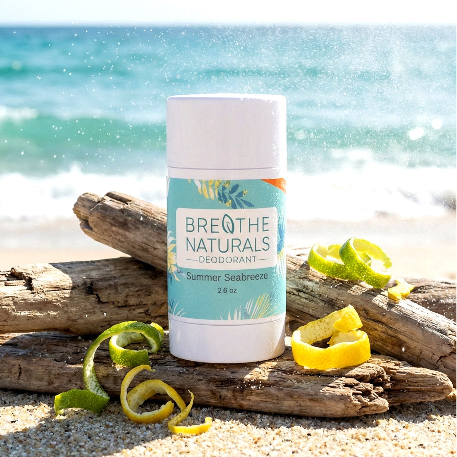 Breathe Naturals Deodorant Summer Seabreeze - 2 Pack