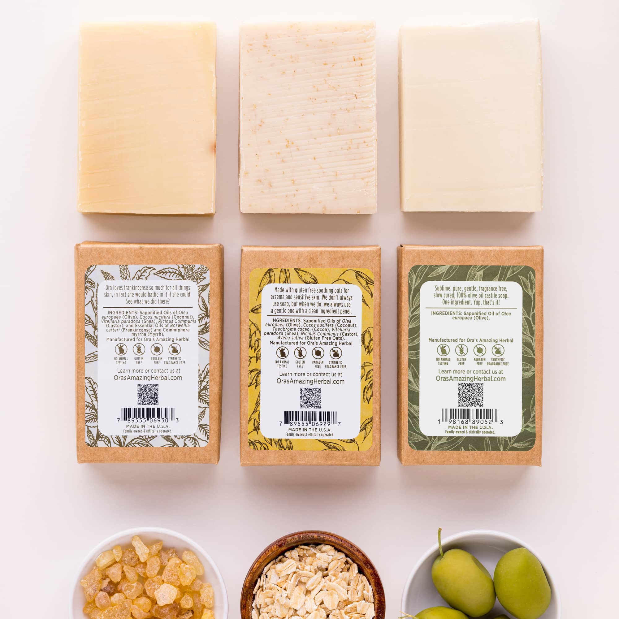 Ora's Amazing Herbal Super Soothing Soap Bundle