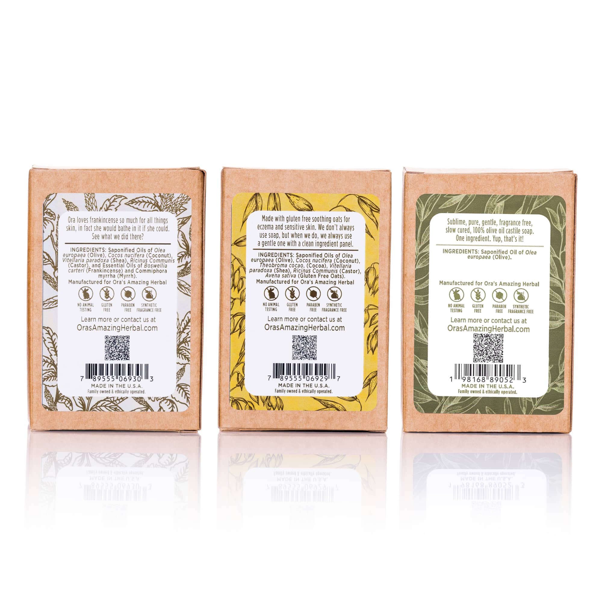Ora's Amazing Herbal Super Soothing Soap Bundle