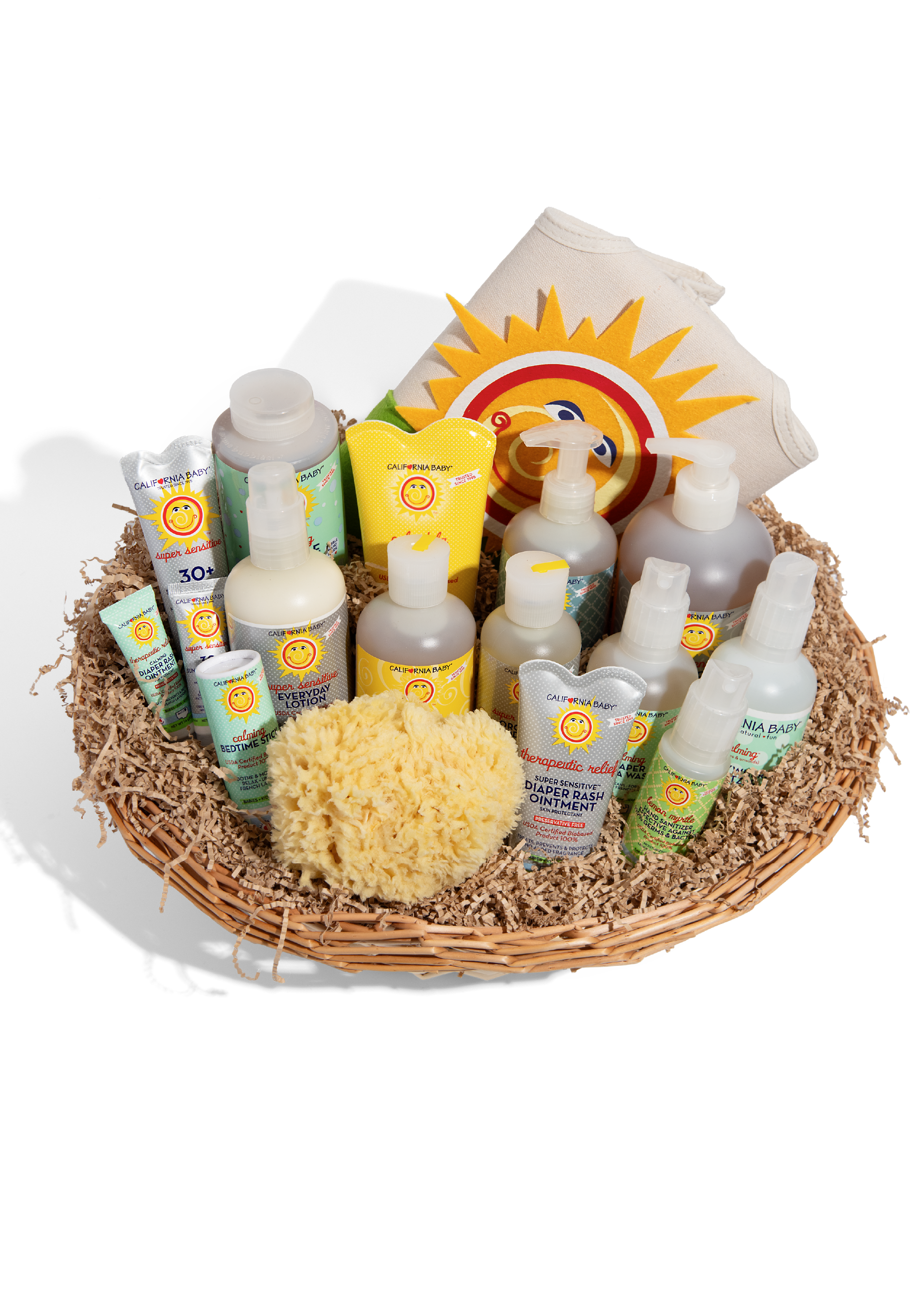 California Baby Super Deluxe Newborn Gift Basket