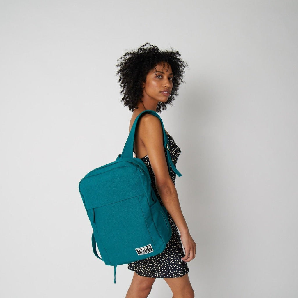 Terra Thread® Earth Backpack - Sustainable Backpack for School and Everyday use