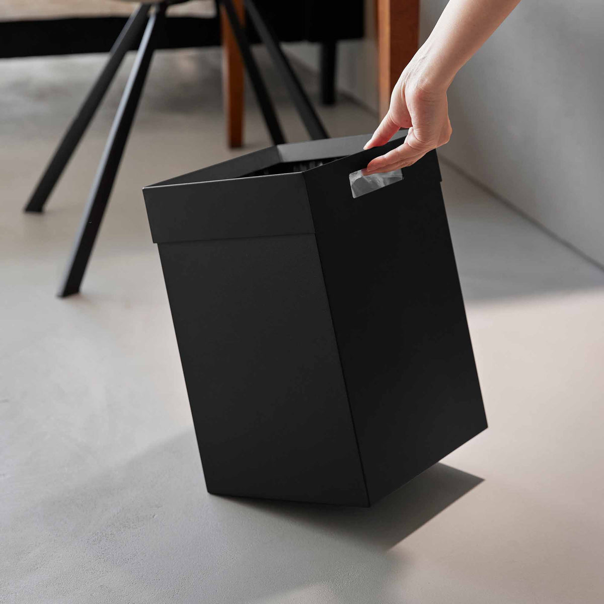 Yamazaki Home Short Trash Can - Steel