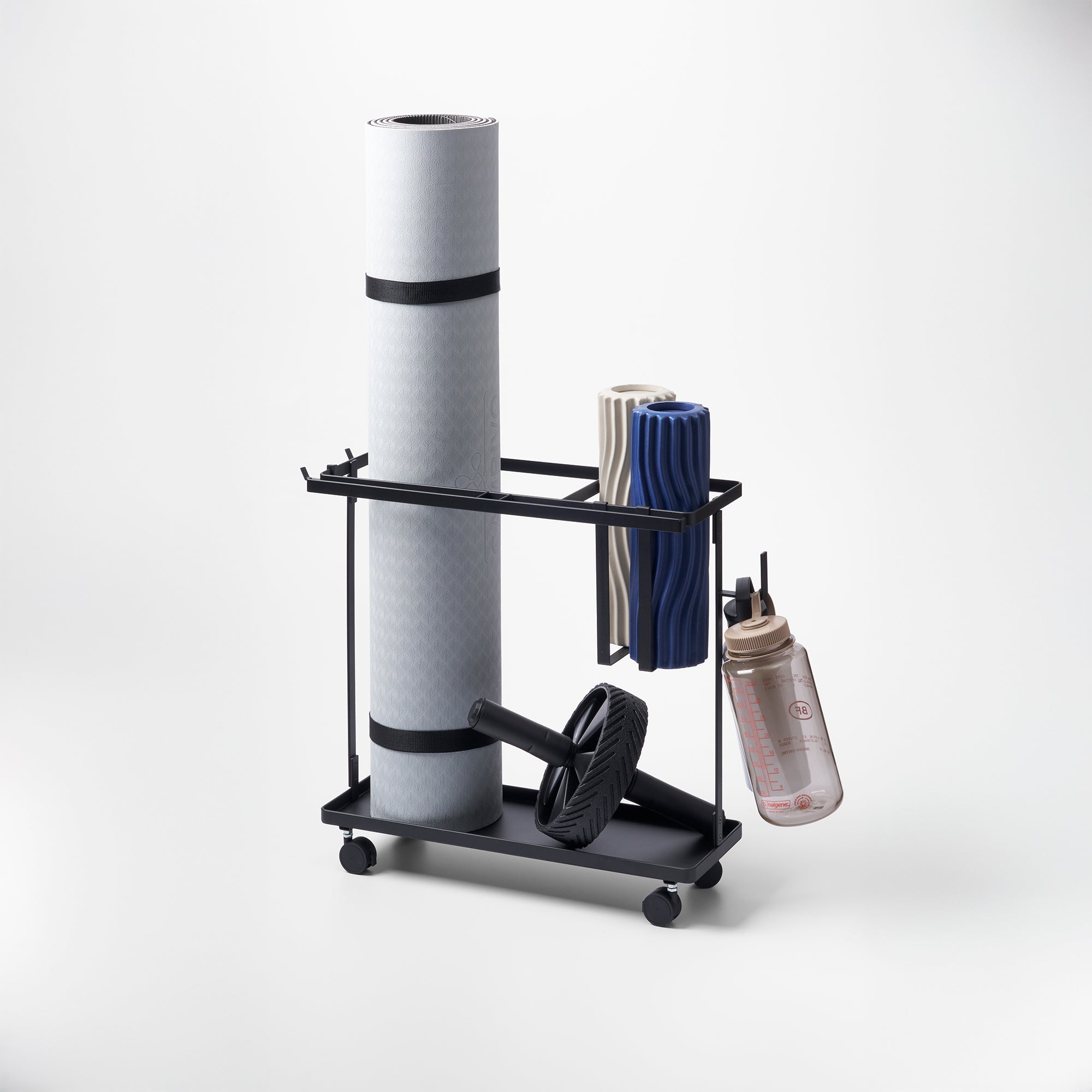 Yamazaki Home Fitness Equipment Storage Cart - Steel