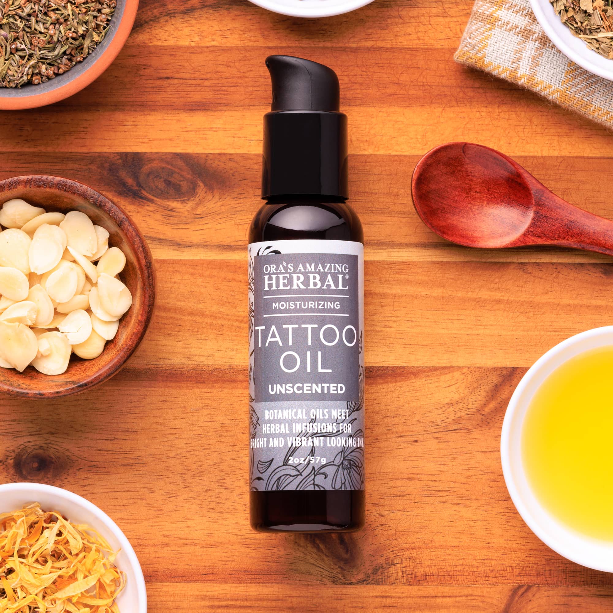 Oras Amazing Herbal Unscented Tattoo Oil, Fragrance Free Moisturizer For Tattoos, Heal New & Brighten Old, Soothe Itch, Moisturize, Men Women, Natural Oras Amazing Herbal Unscented Tattoo Oil, Fragrance Free Moisturizer For Tattoos, Heal New & Brighten Old, Soothe Itch, Moisturize, Men Women, Natural
