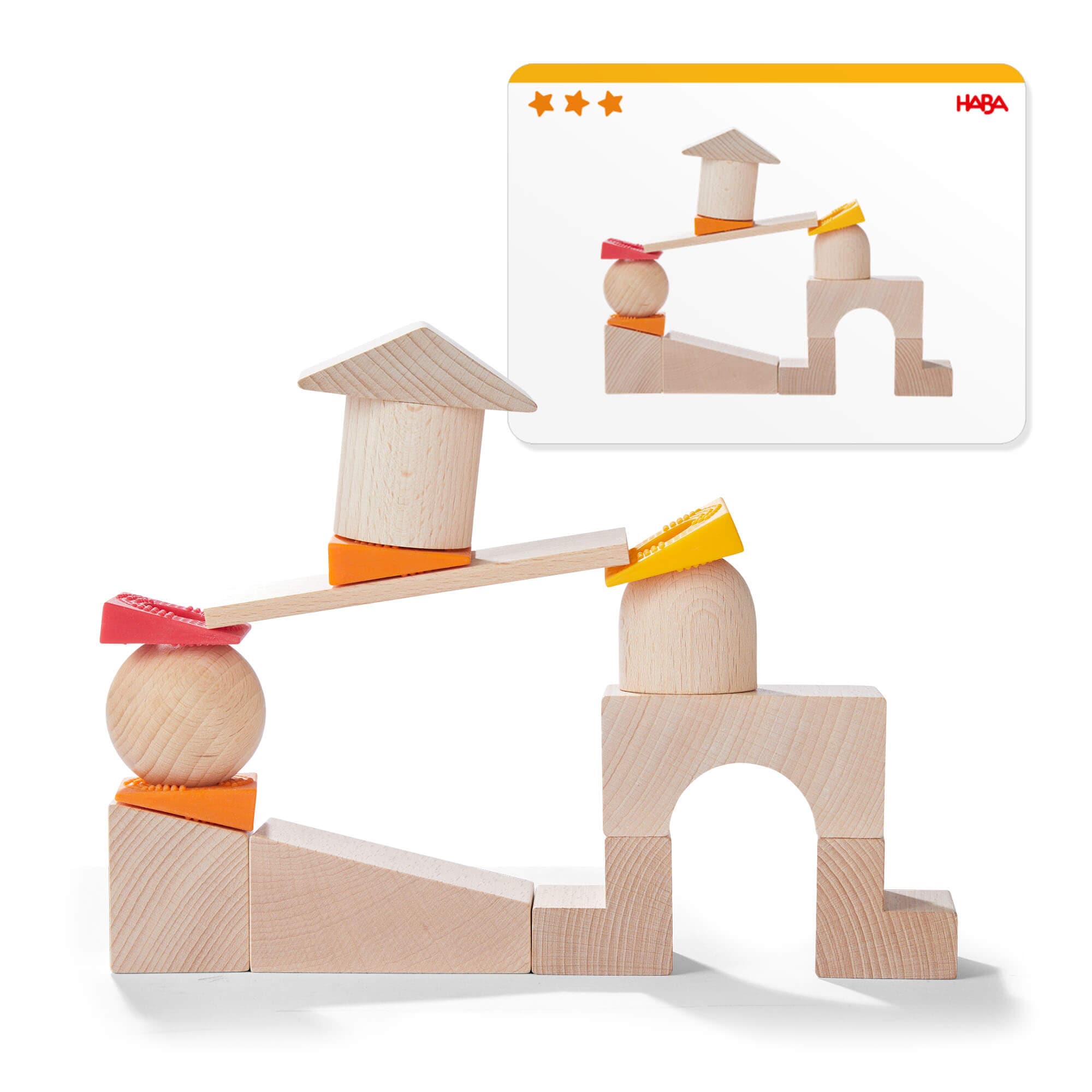 HABA Teetering Towers Wooden Blocks