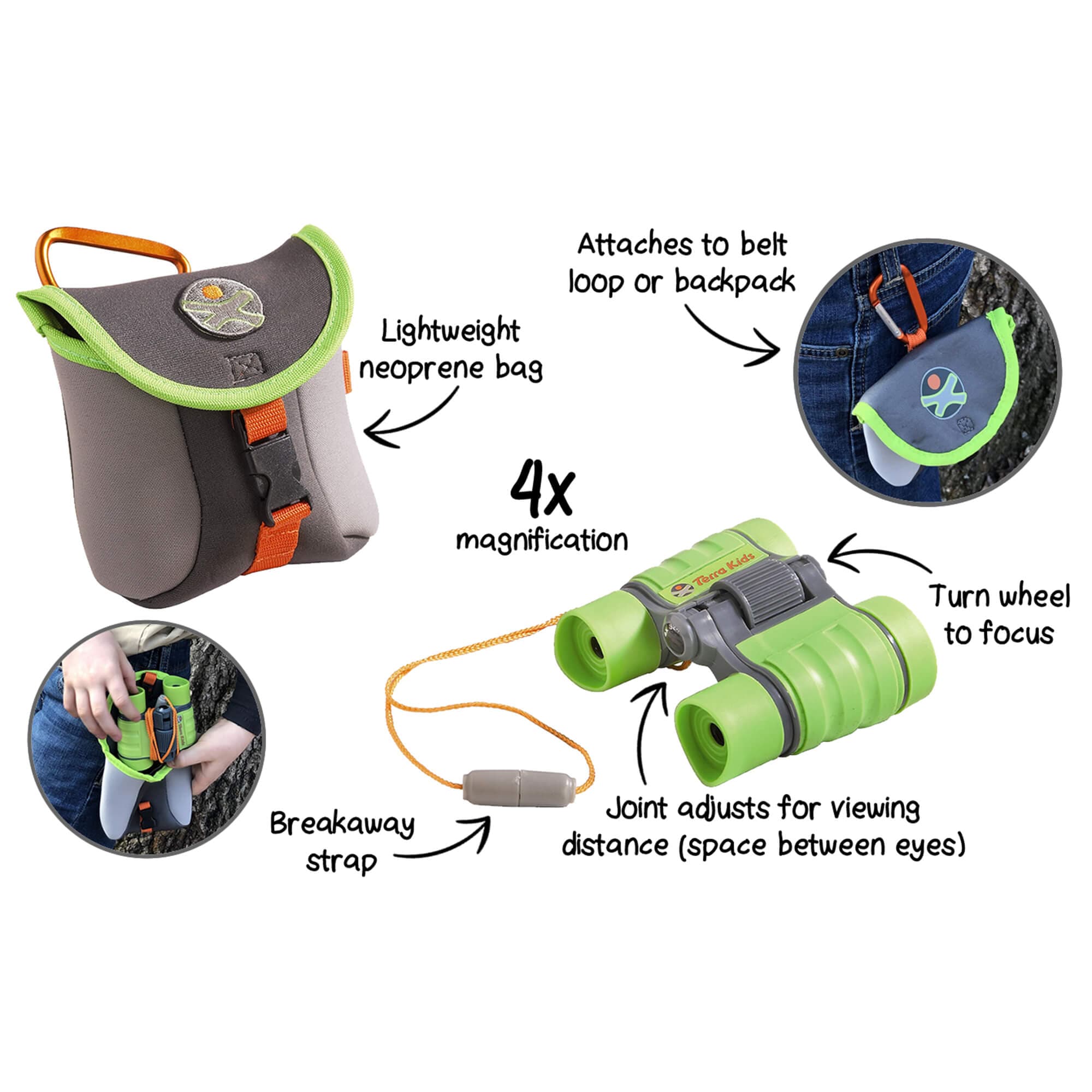 HABA Terra Kids Binoculars with Bag