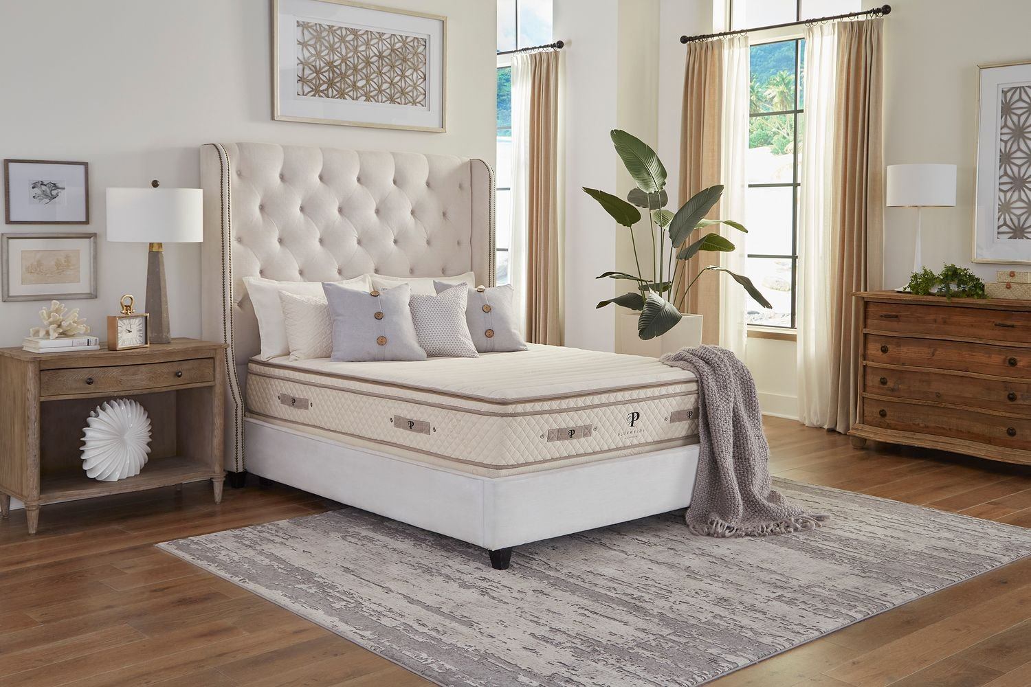 Plush Beds Organic Latex Mattress - The Botanical Bliss