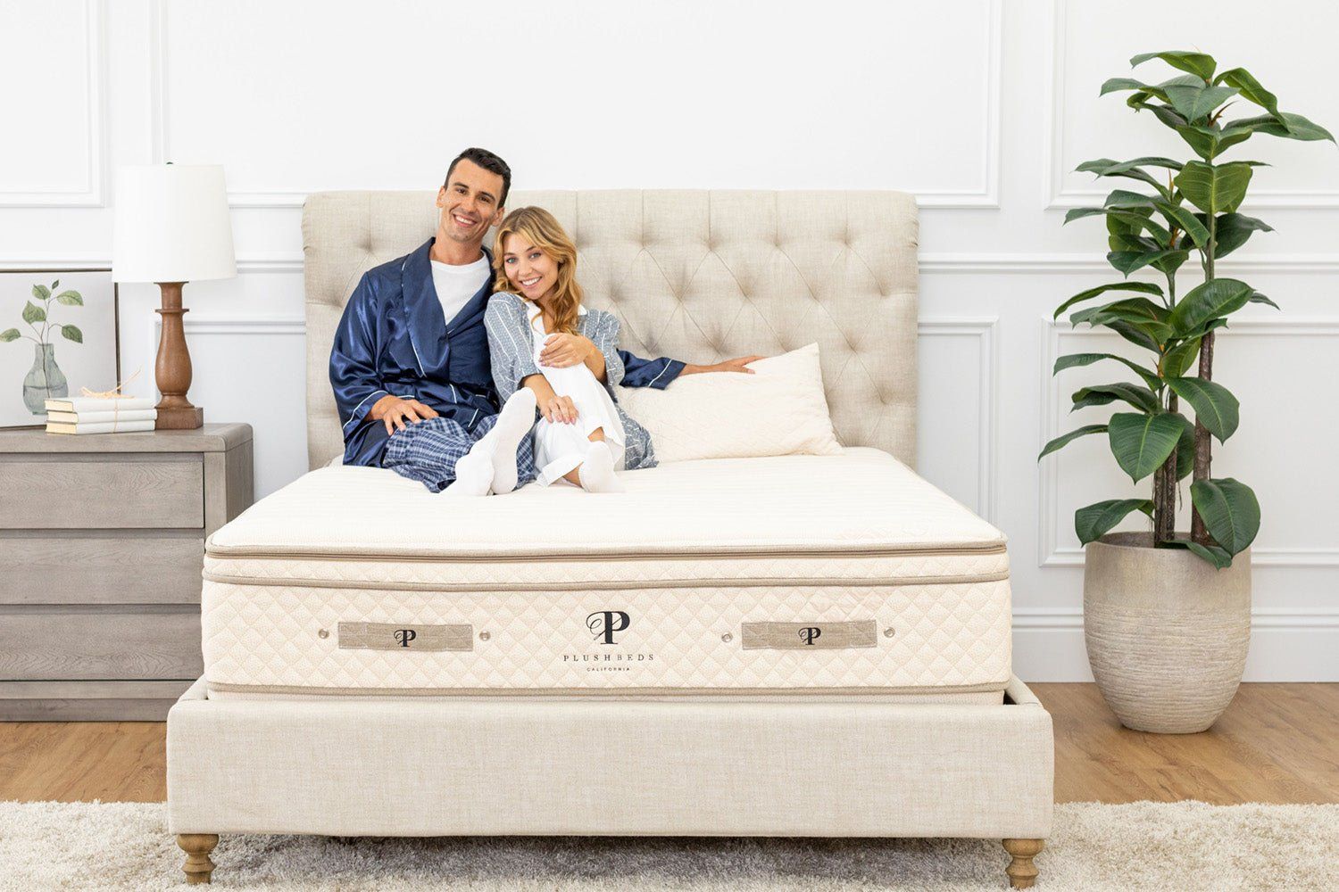 Plush Beds Organic Latex Mattress - The Botanical Bliss