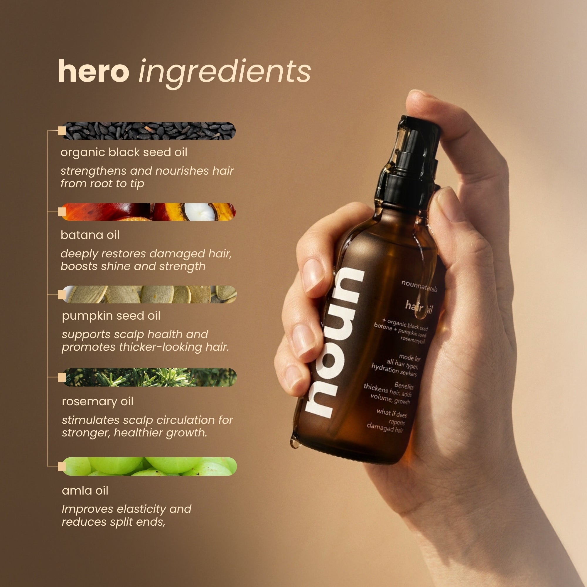 Noun Naturals The Hair Oil