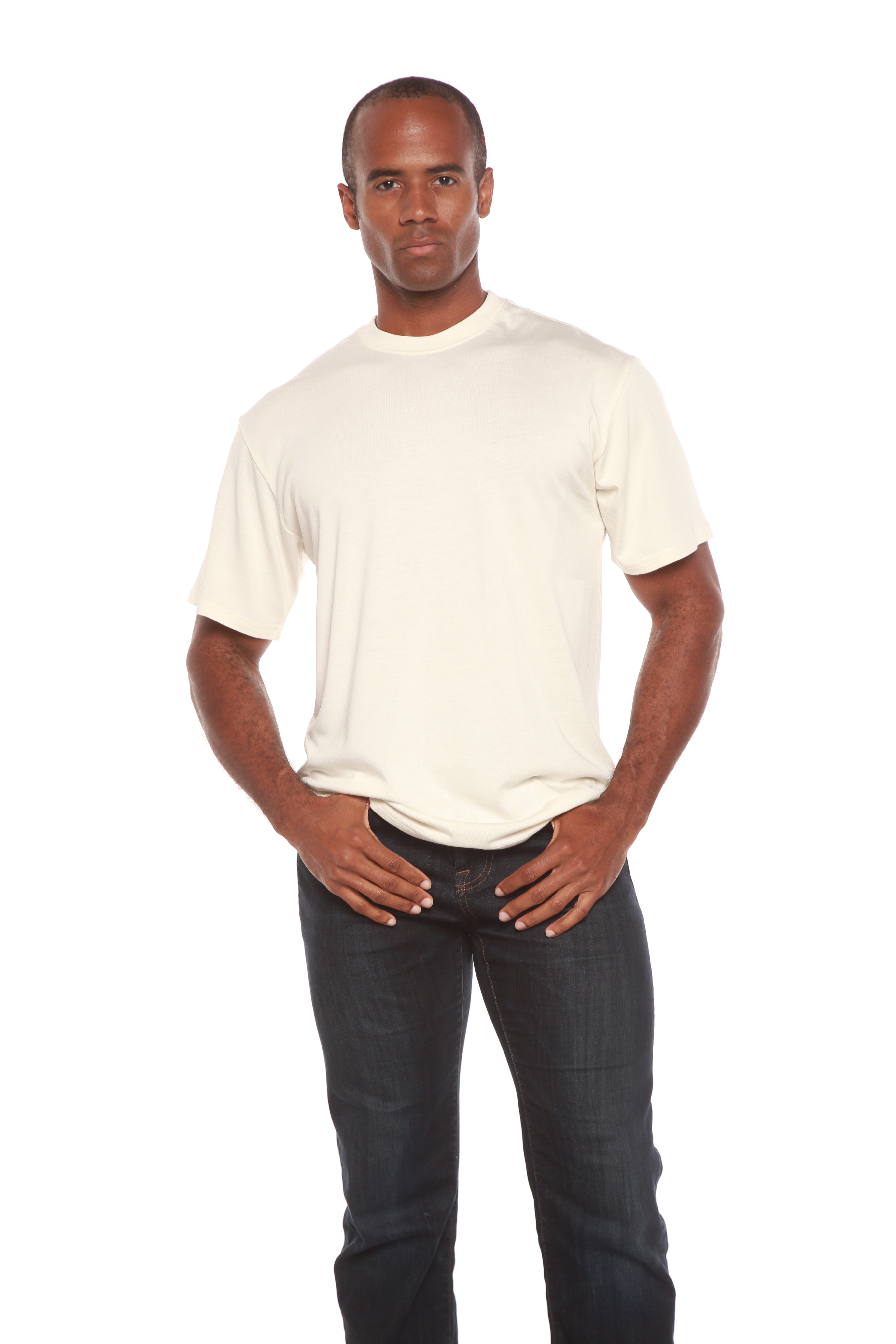 Spun Bamboo The Original Men's Bamboo Viscose/Organic Cotton Short Sleeve T-Shirt - Classic Cut