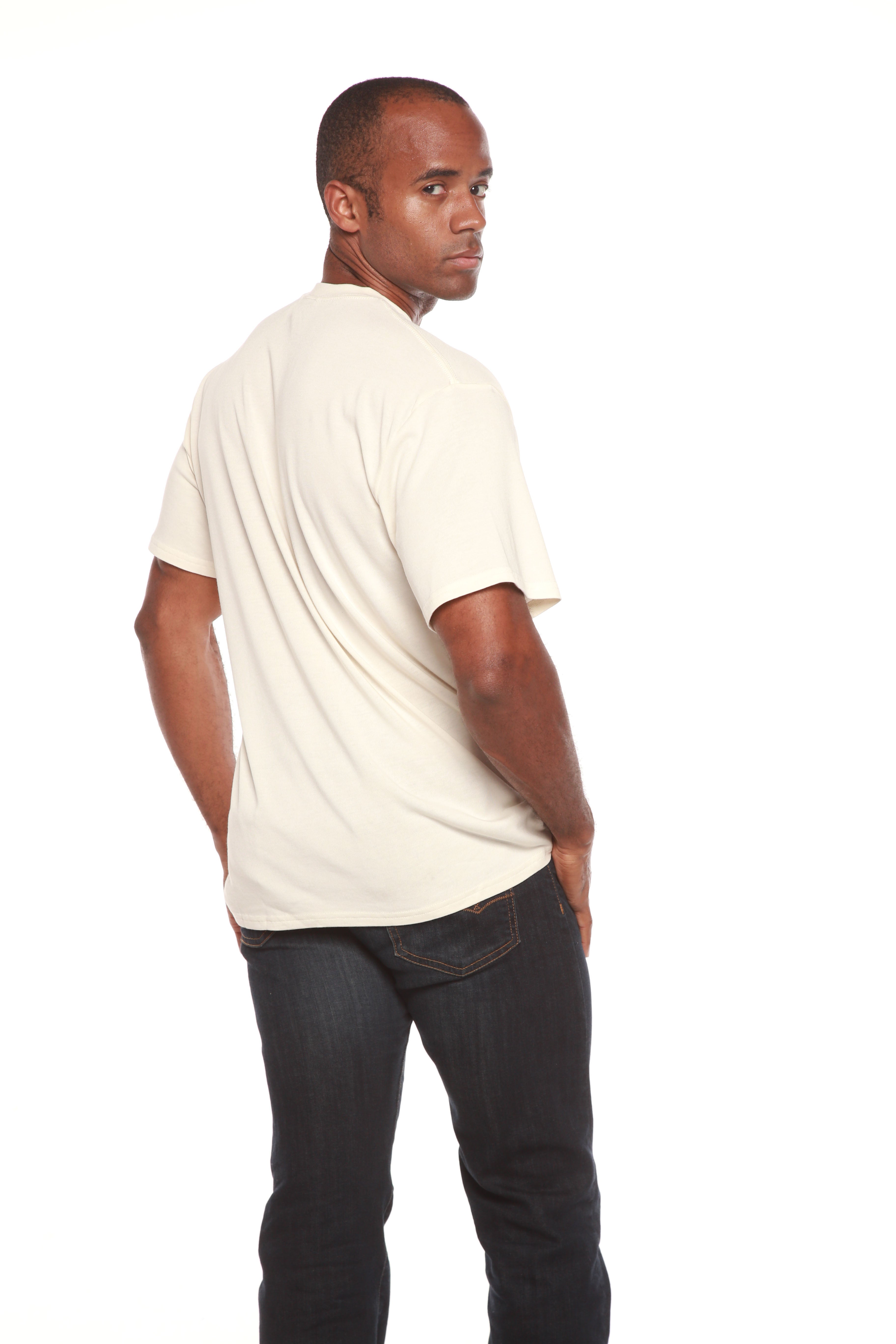 Spun Bamboo The Original Men's Bamboo Viscose/Organic Cotton Short Sleeve T-Shirt - Classic Cut