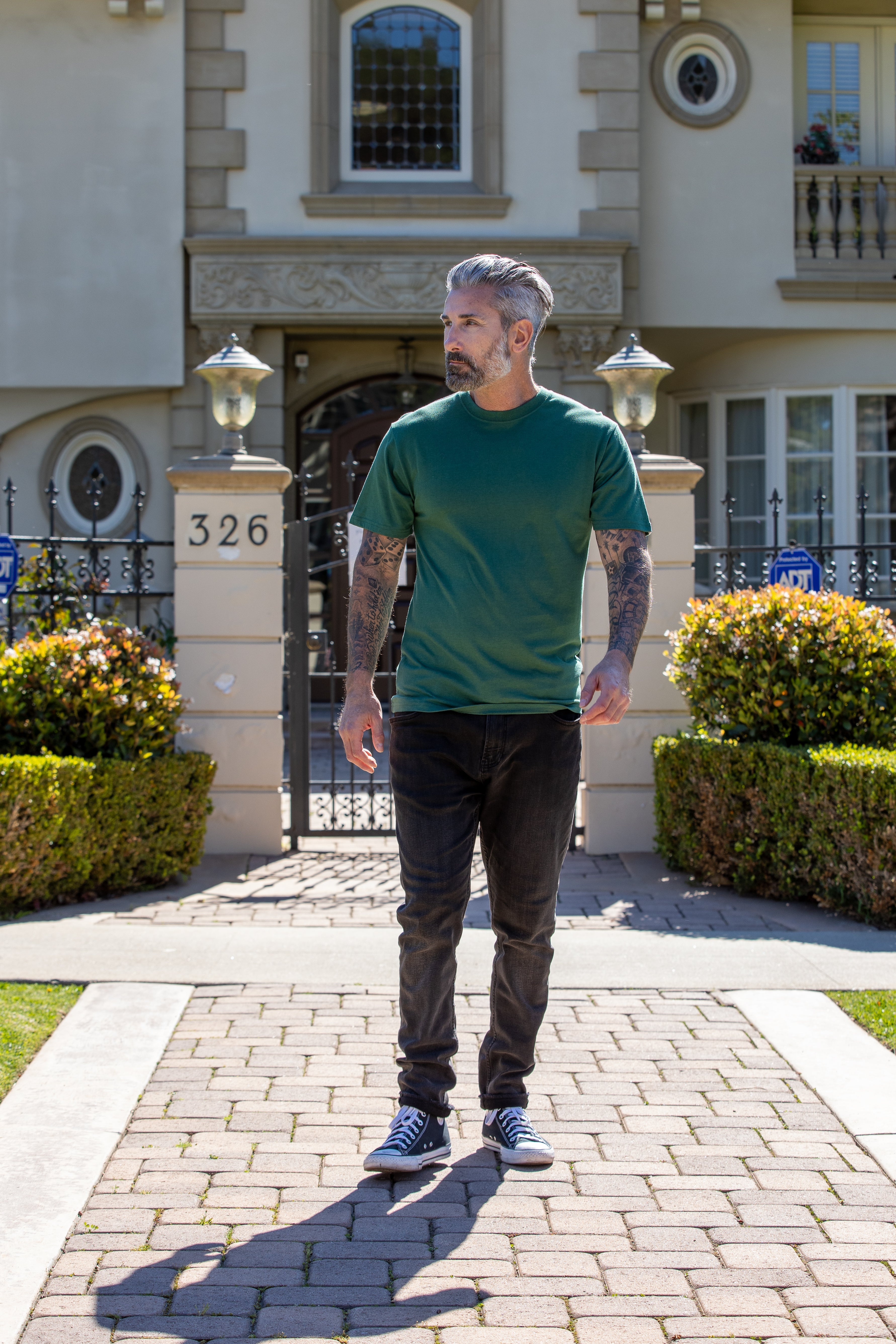 Spun Bamboo The Original Men's Bamboo Viscose/Organic Cotton Short Sleeve T-Shirt - Classic Cut