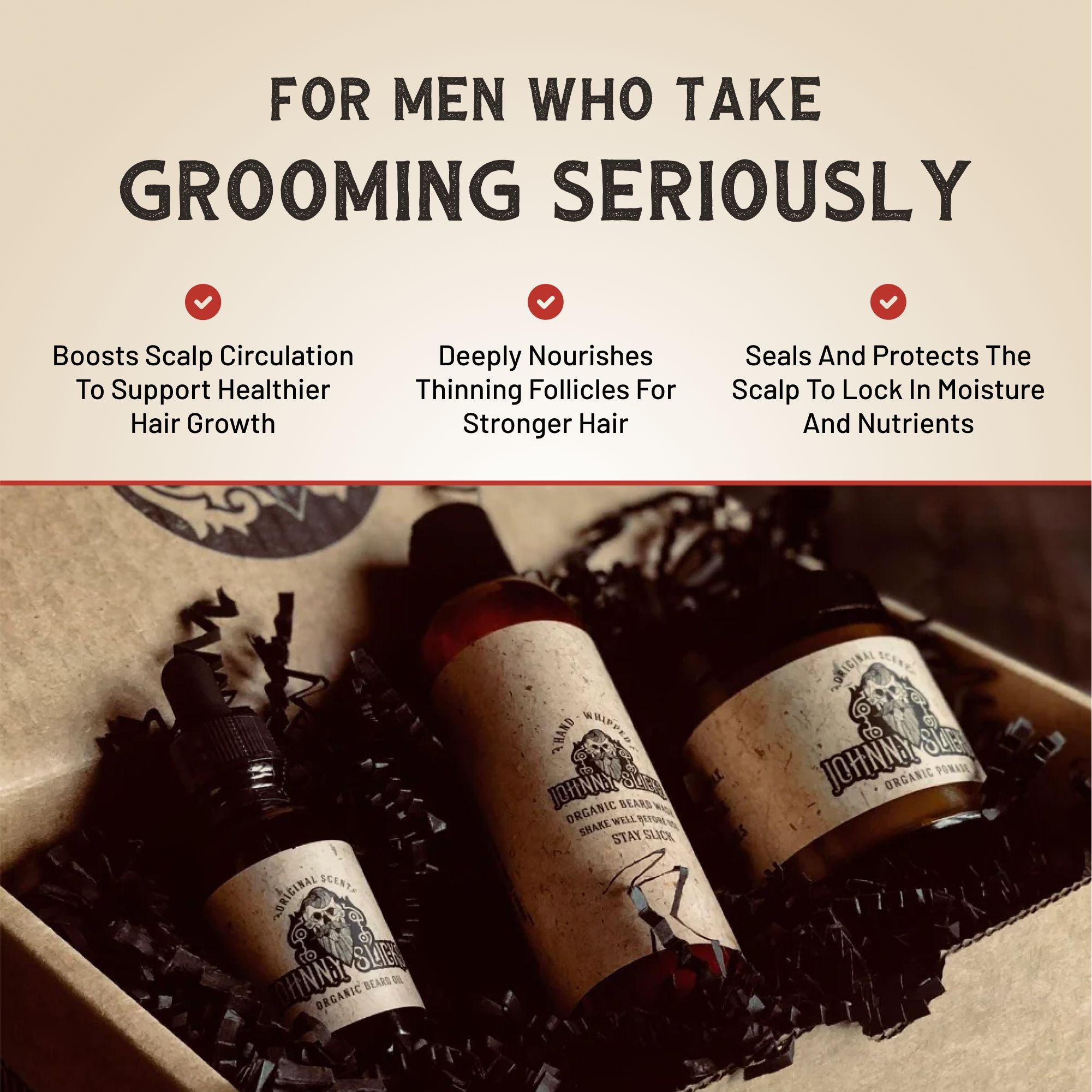 Johnny Slicks Thinning Hair Kit
