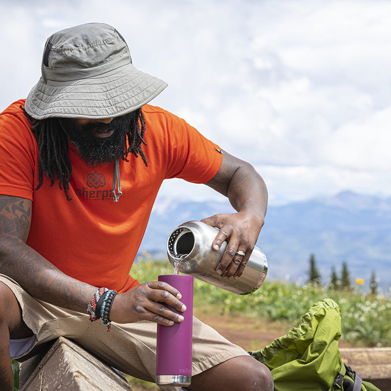 Klean Kanteen 64 oz TKWide Insulated Water Bottle with Loop Cap