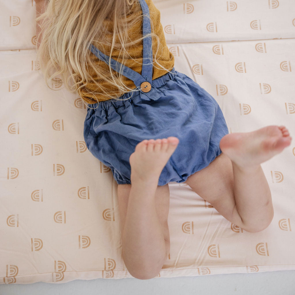 Toki Mats Rainbow Peach Organic Cotton Mat