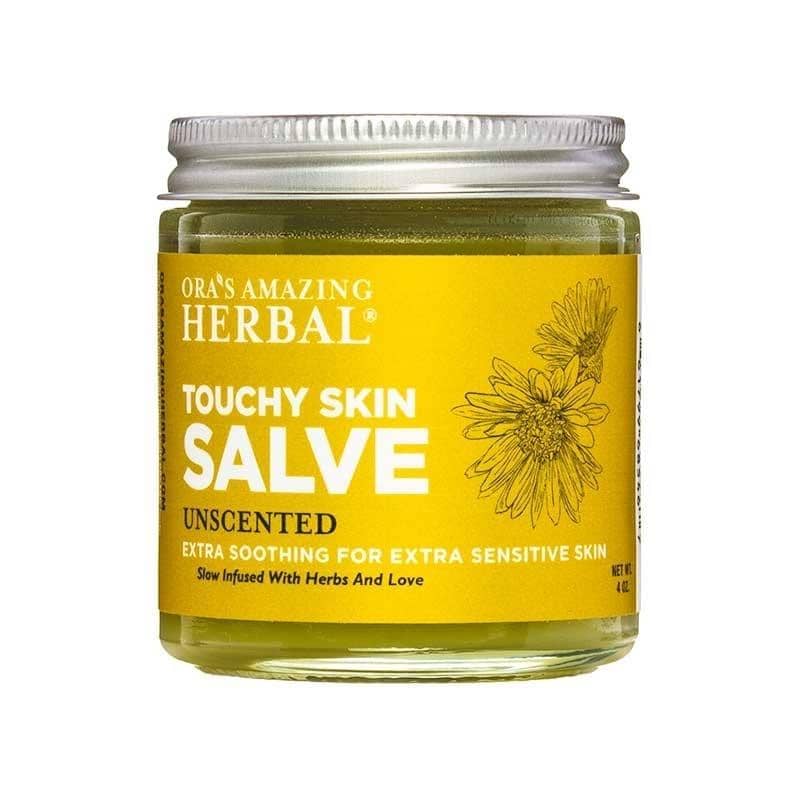 Ora's Amazing Herbal Touchy Skin Salve, Eczema Cream Ointment for Sensitive Skin