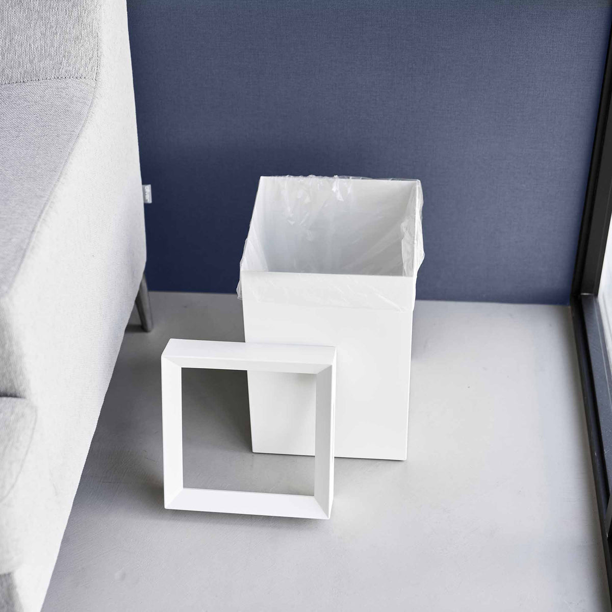 Yamazaki Home Short Trash Can - Steel