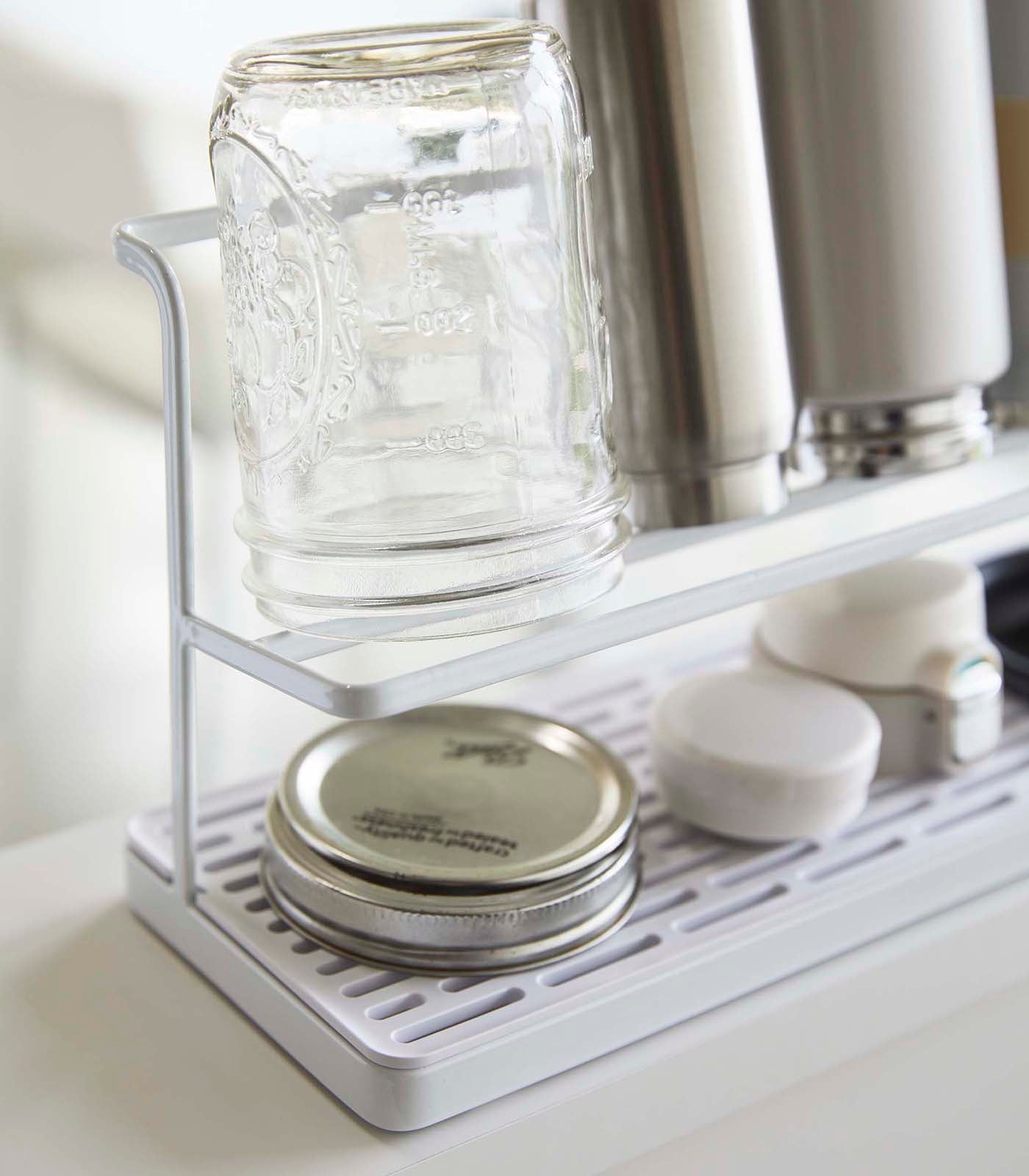Yamazaki Home Countertop Bottle Drying Rack - Steel