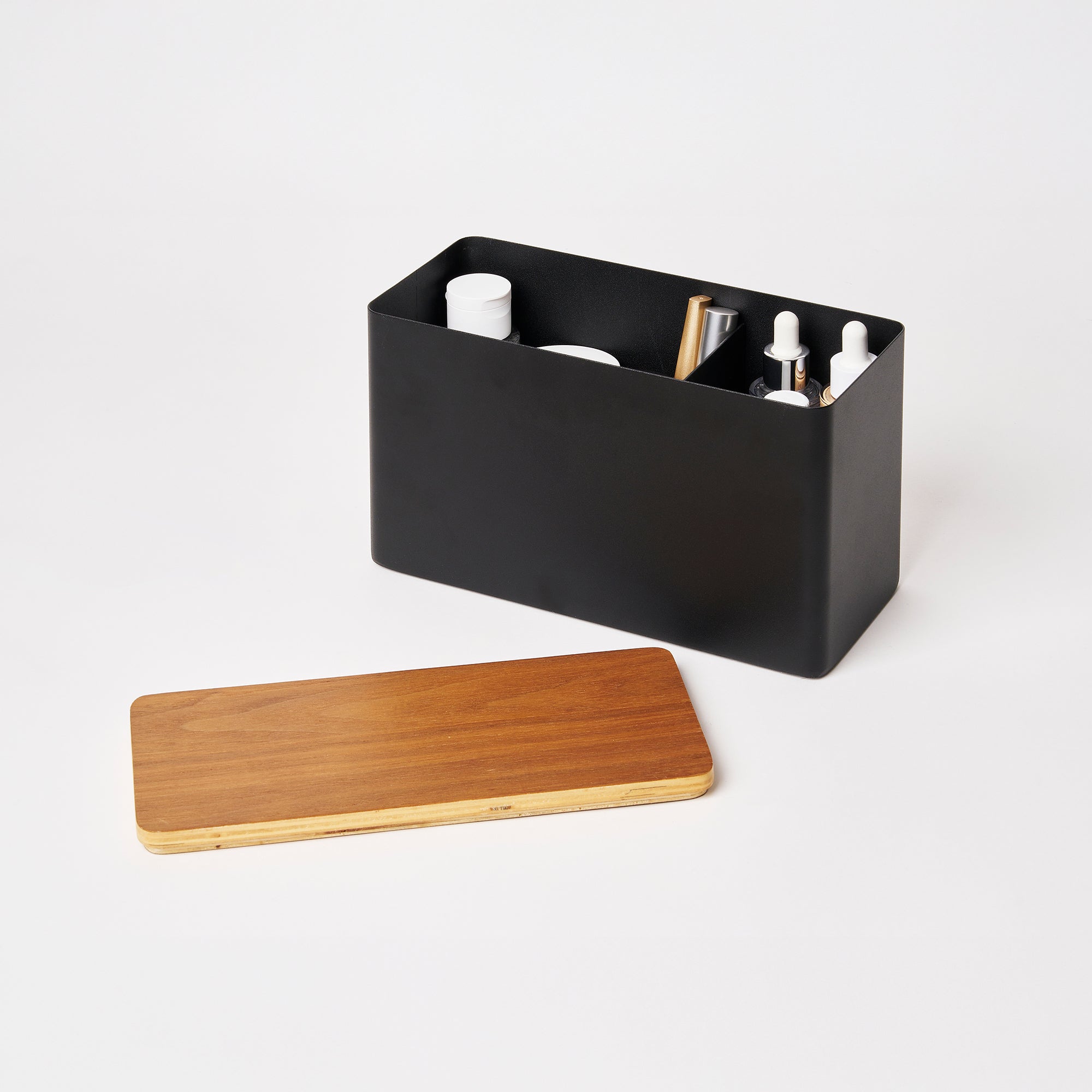 Yamazaki Home Countertop Organizer - Steel + Wood