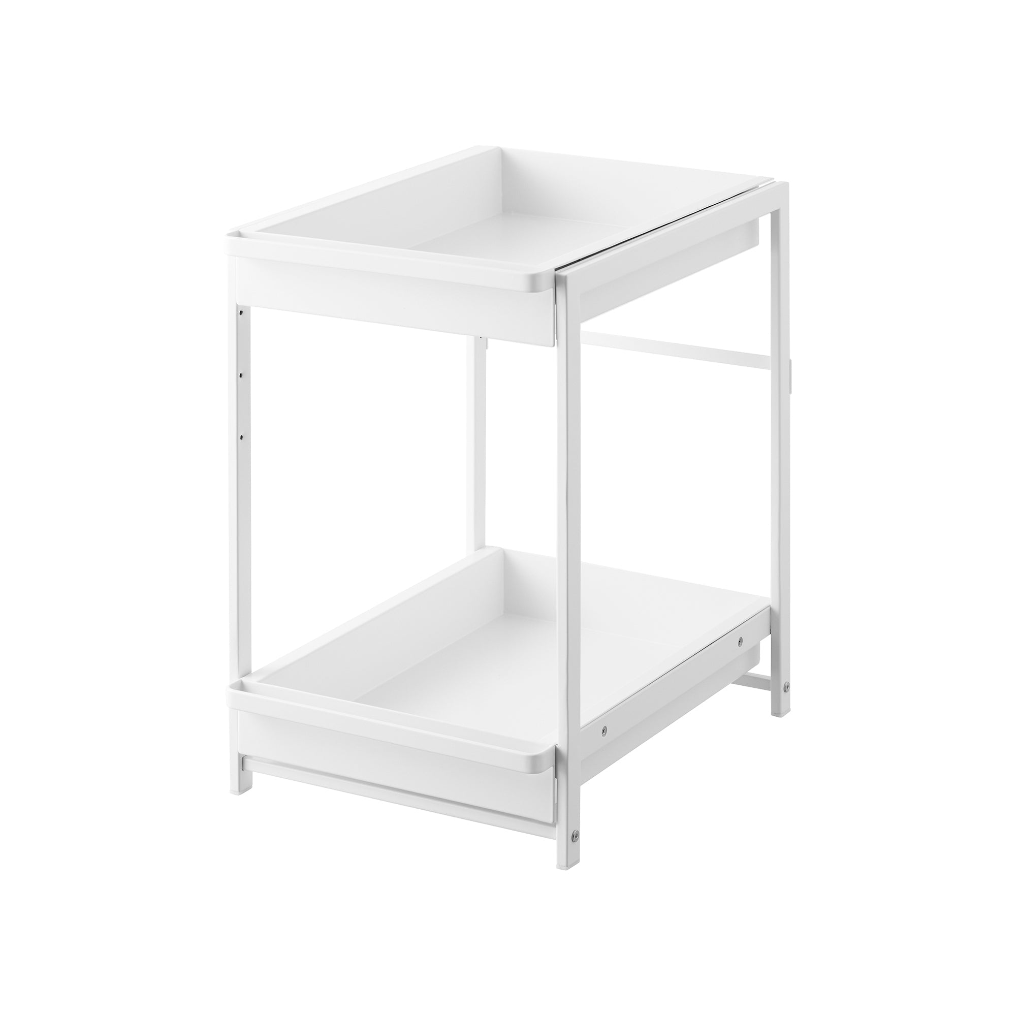 Yamazaki Home Two-Tier Pull-Out Shelf - Steel