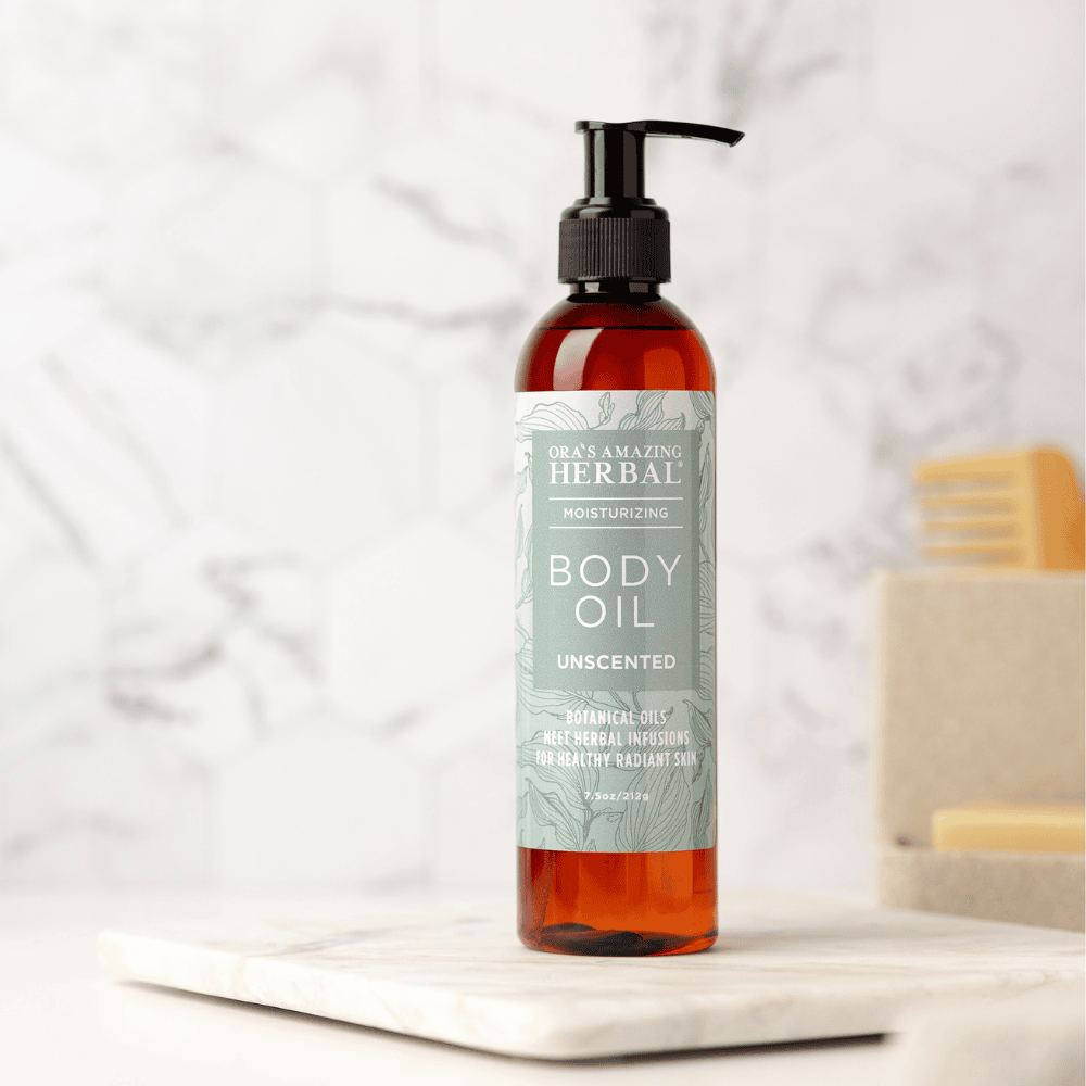 Ora's Amazing Herbal Unscented Body & Facial Cleansing Oil