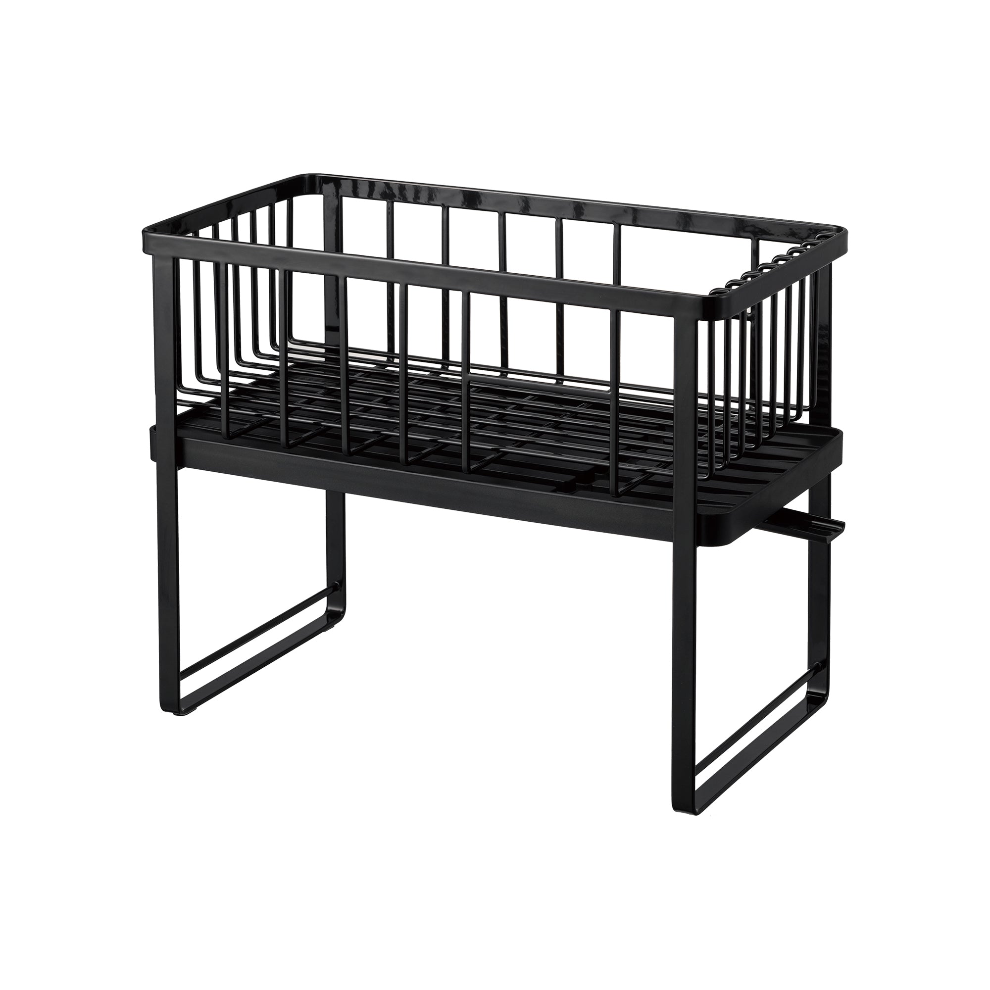 Yamazaki Home Two-Tier Wire Dish Rack - Steel