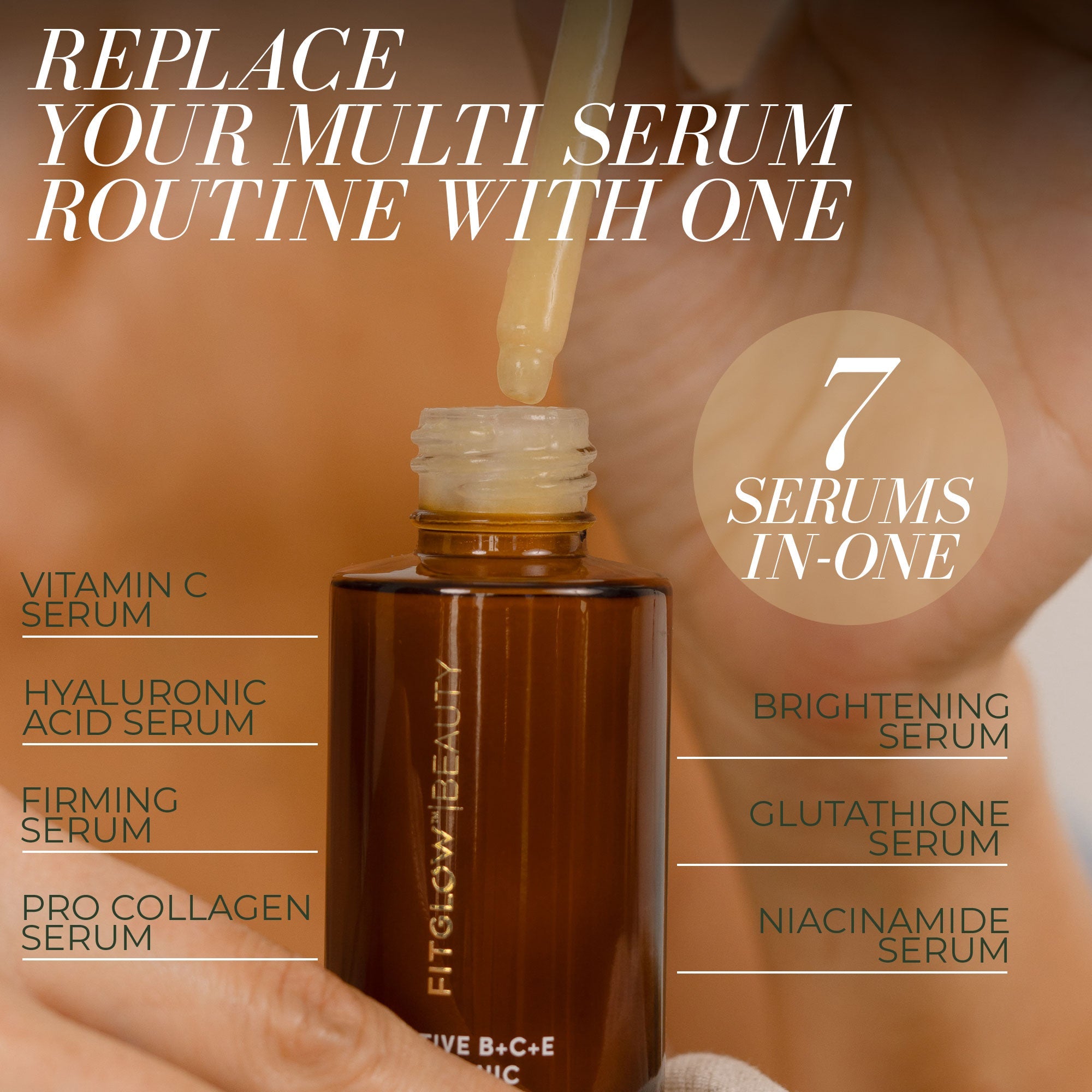 Fitglow Beauty Vita Active B+C+E Hyaluronic Super Serum