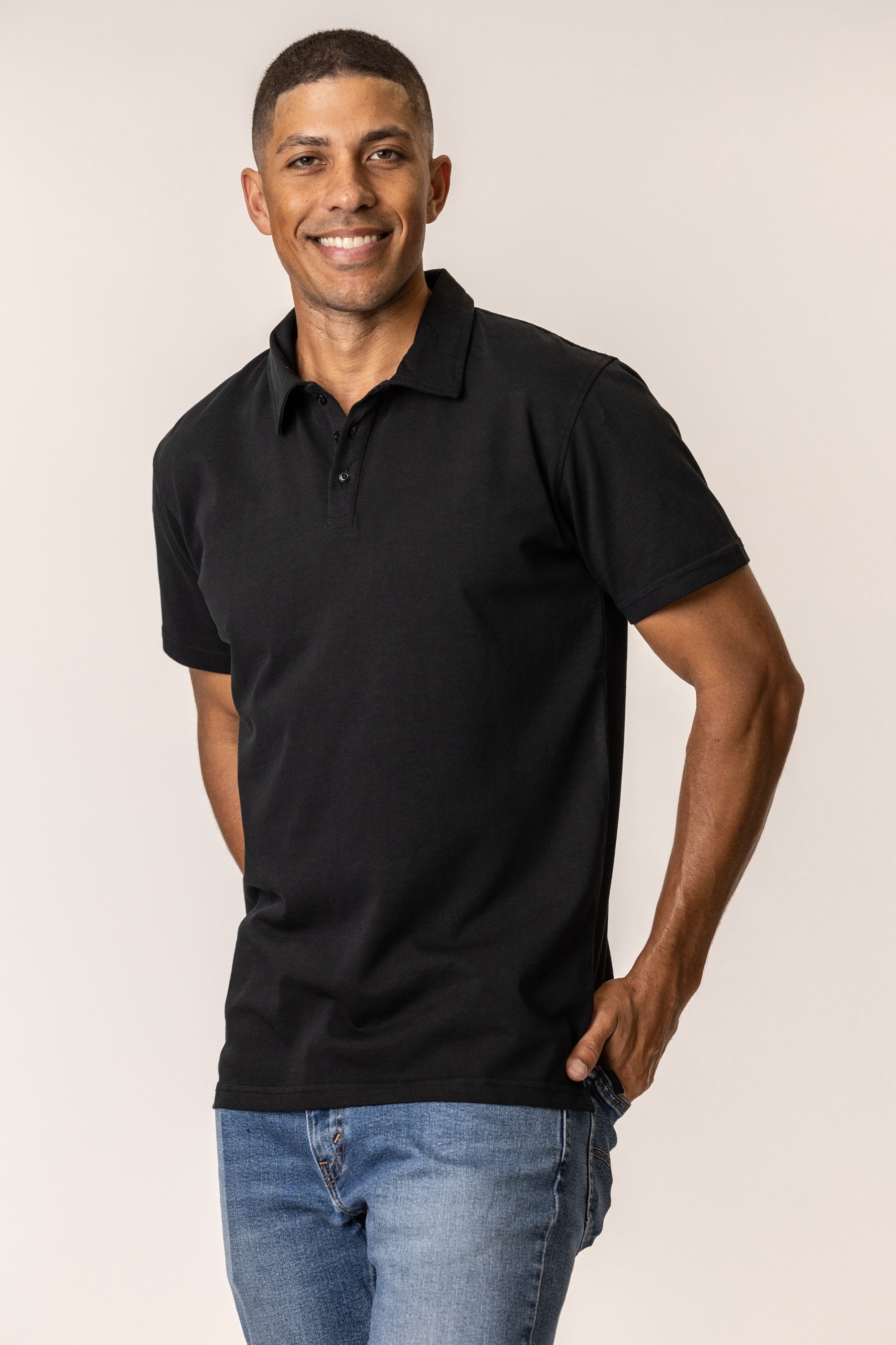 Vottera Men's Organic Cotton Polo - Slim fit