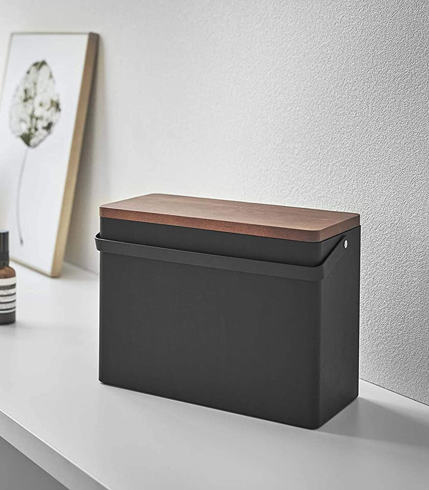 Yamazaki Home Odds-and-Ends Organizer - Steel + Wood