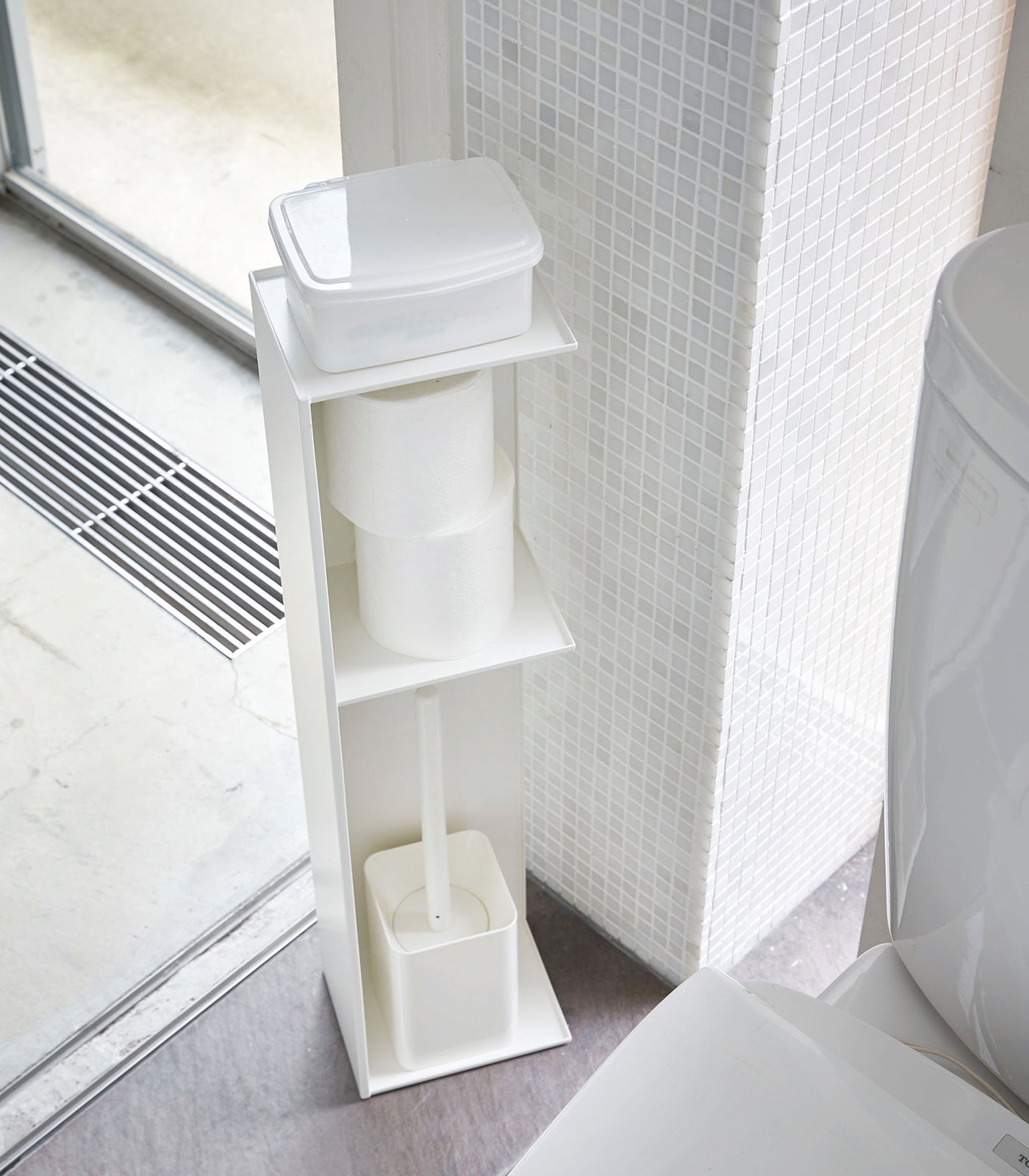 Yamazaki Home Bathroom Organizer - Steel