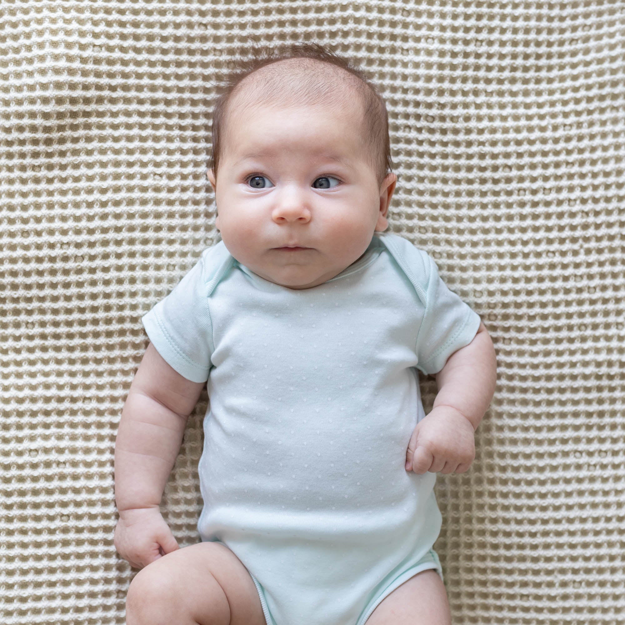 Organic Cotton Mart Waffle Baby Blanket