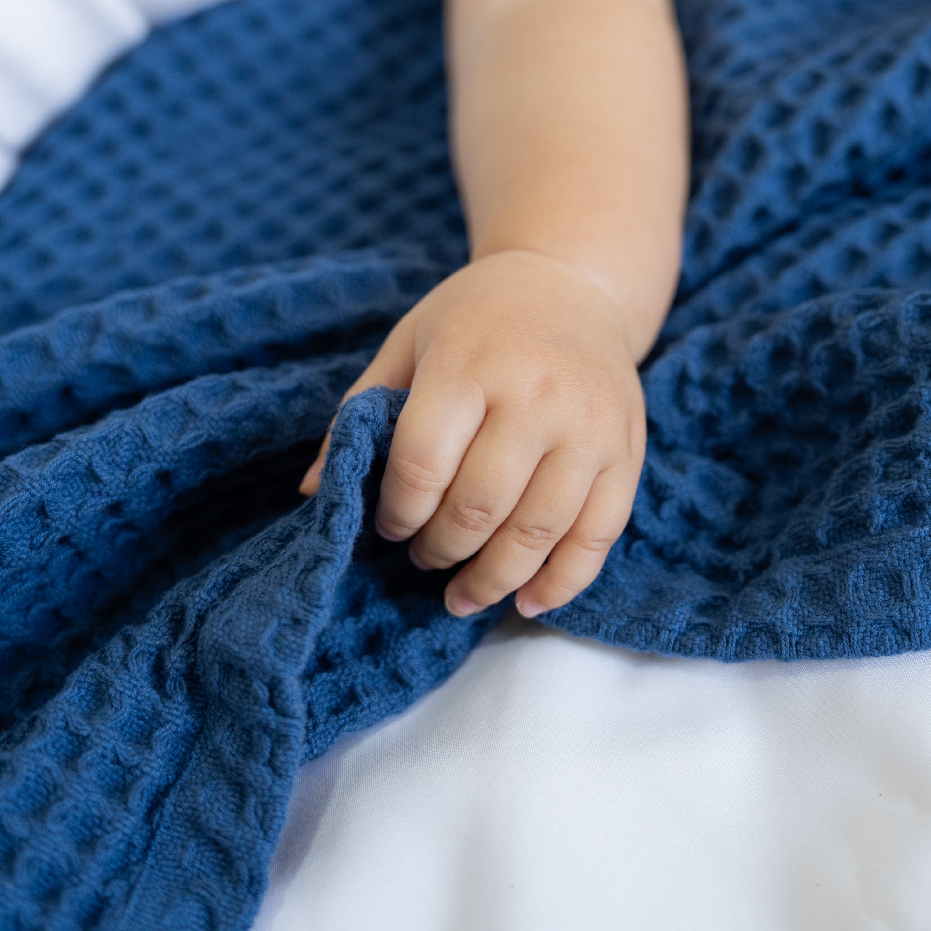 Organic Cotton Mart Waffle Baby Blanket