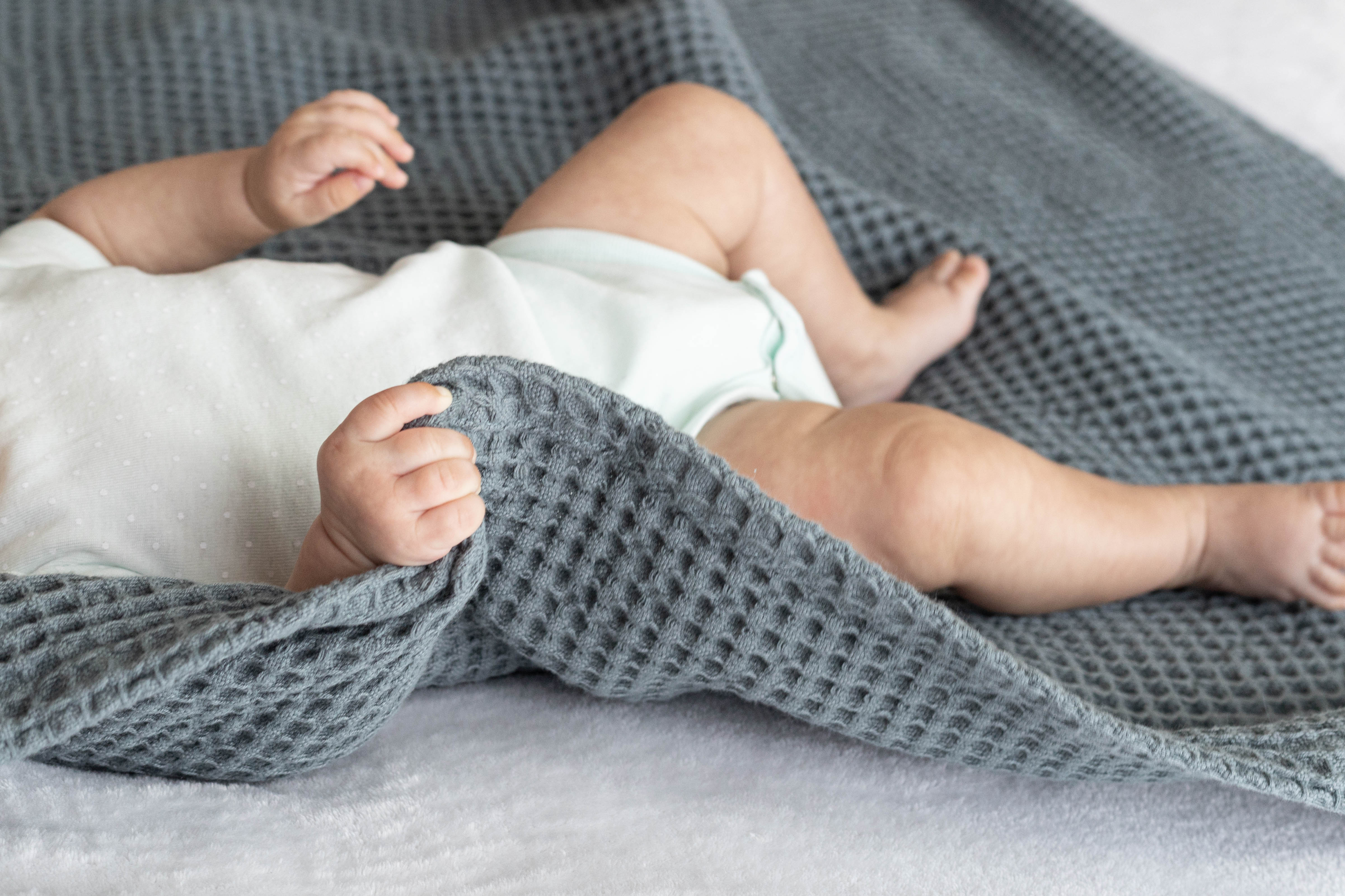 Organic Cotton Mart Waffle Baby Blanket