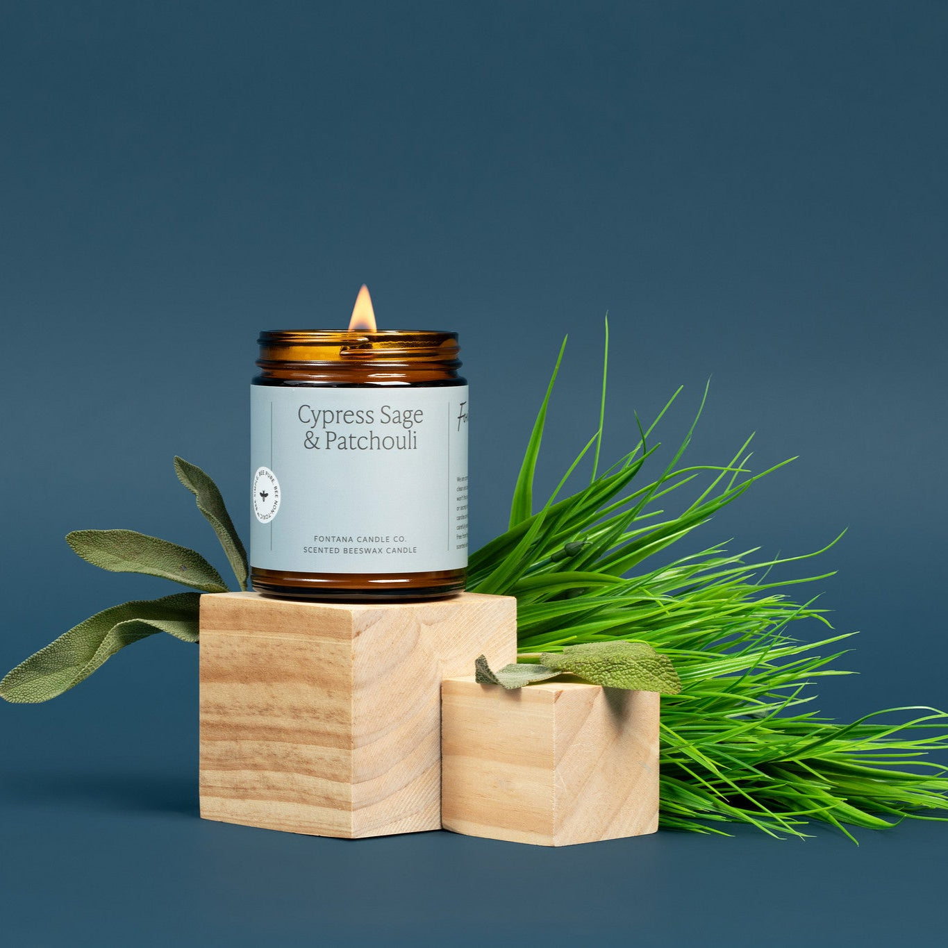 Fontana Candle Co Cypress Sage & Patchouli Jar Candle