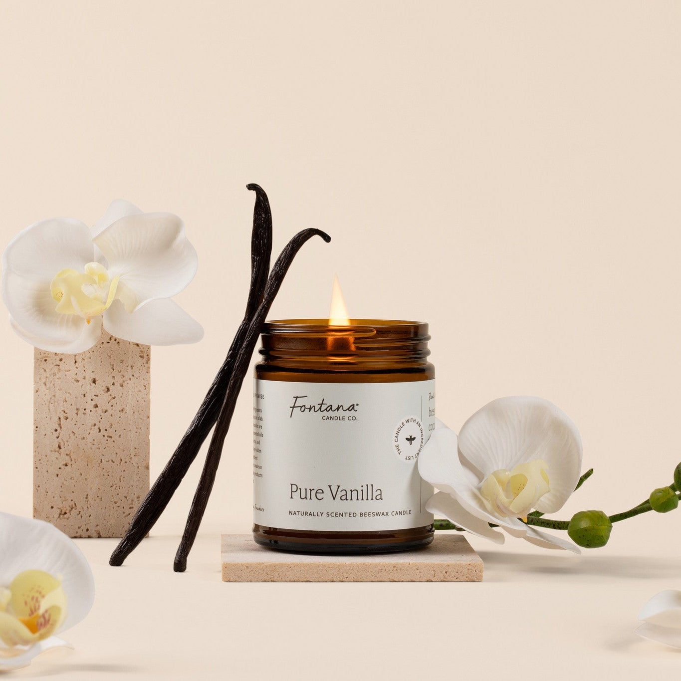 Fontana Candle Co Pure Vanilla Jar Candle