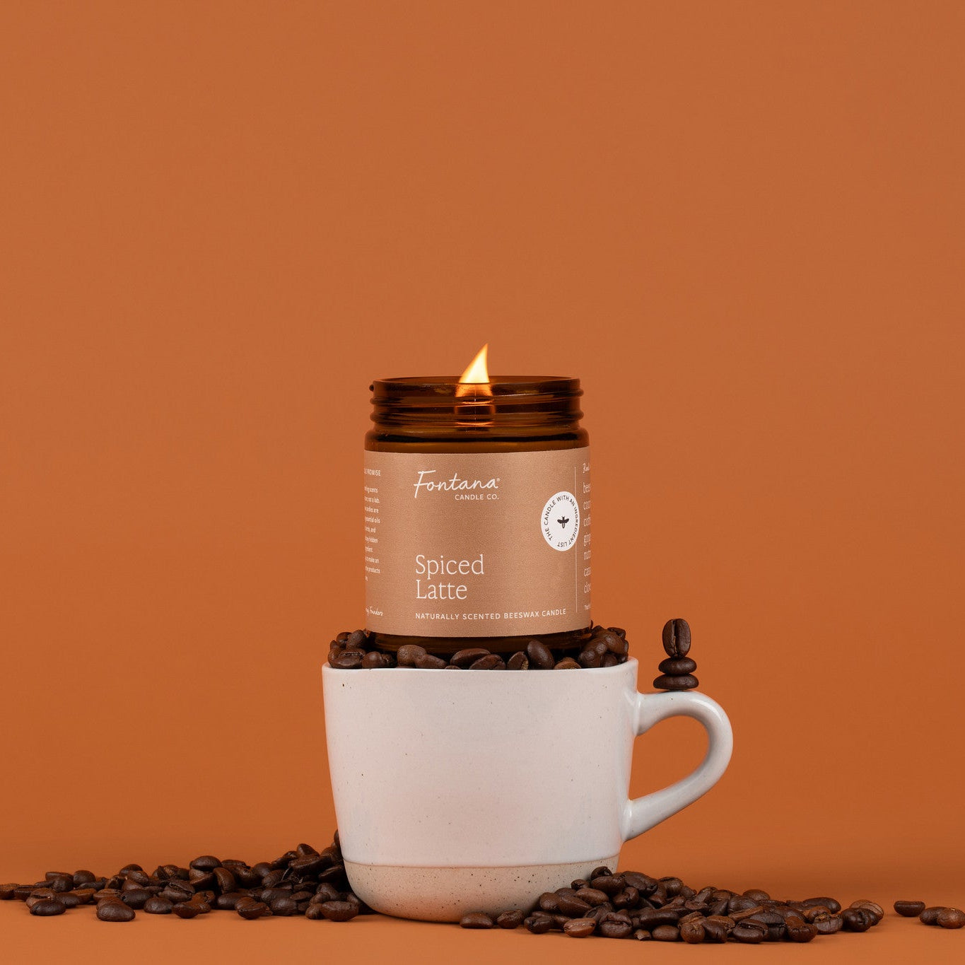 Fontana Candle Co Spiced Latte Jar Candle