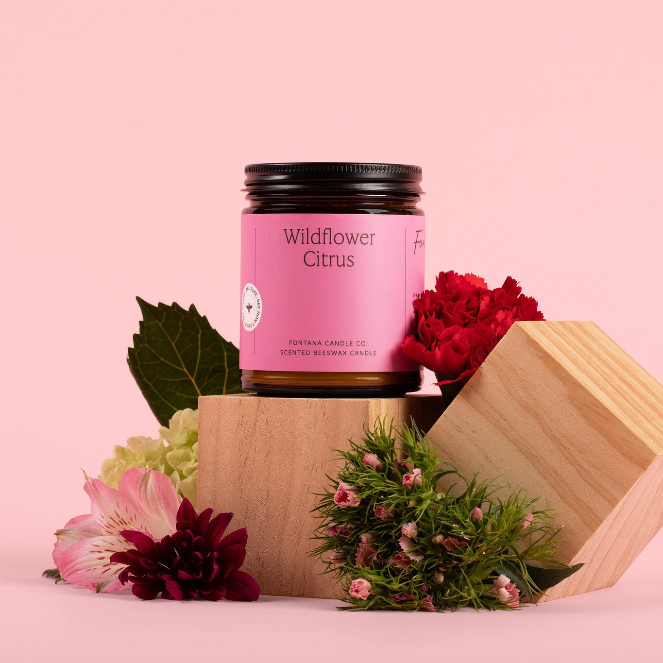 Fontana Candle Co Wildflower Citrus Jar Candle