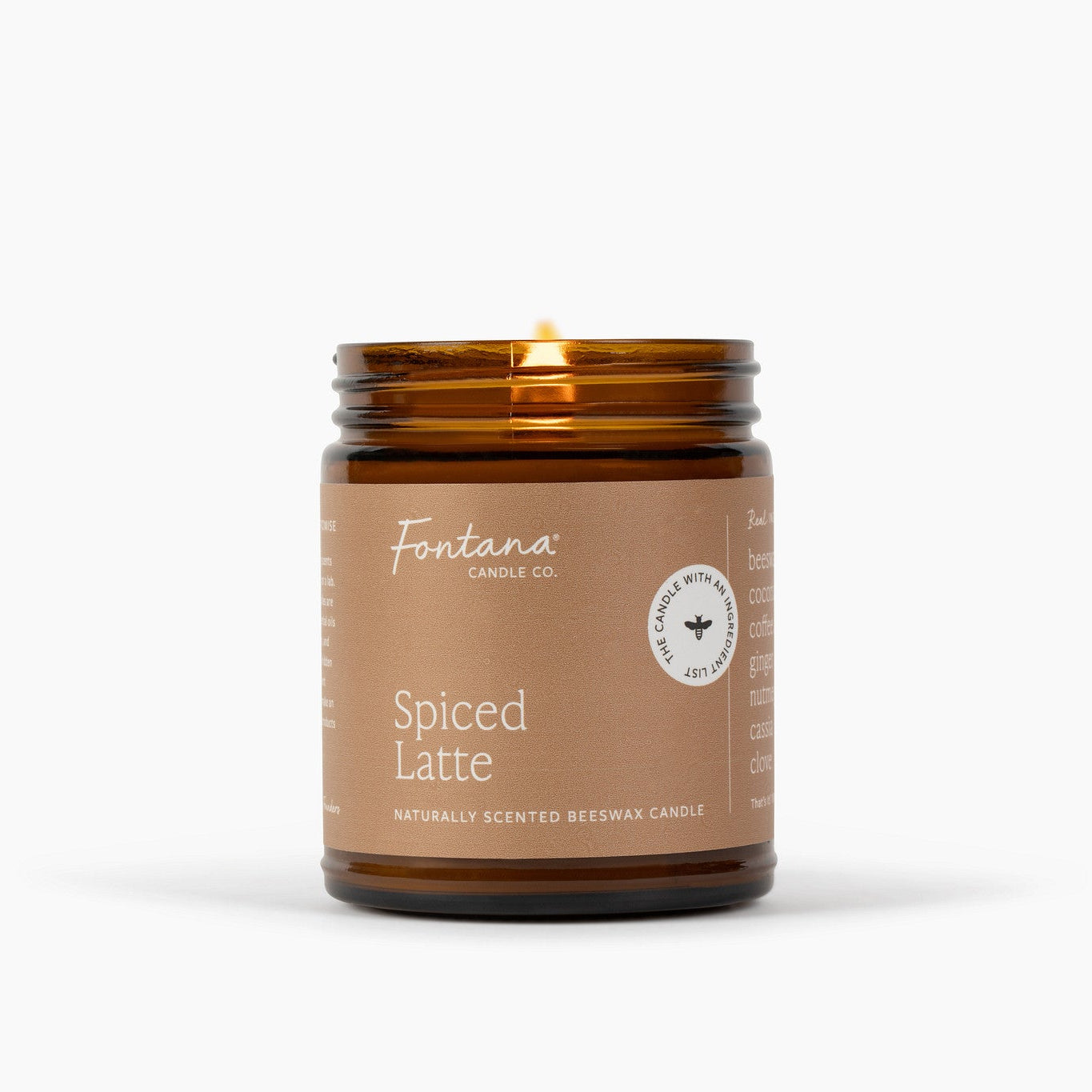 Fontana Candle Co Spiced Latte Jar Candle