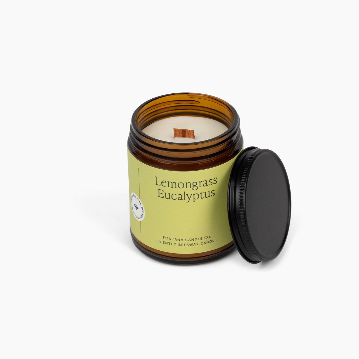 Fontana Candle Co Lemongrass Eucalyptus Jar Candle
