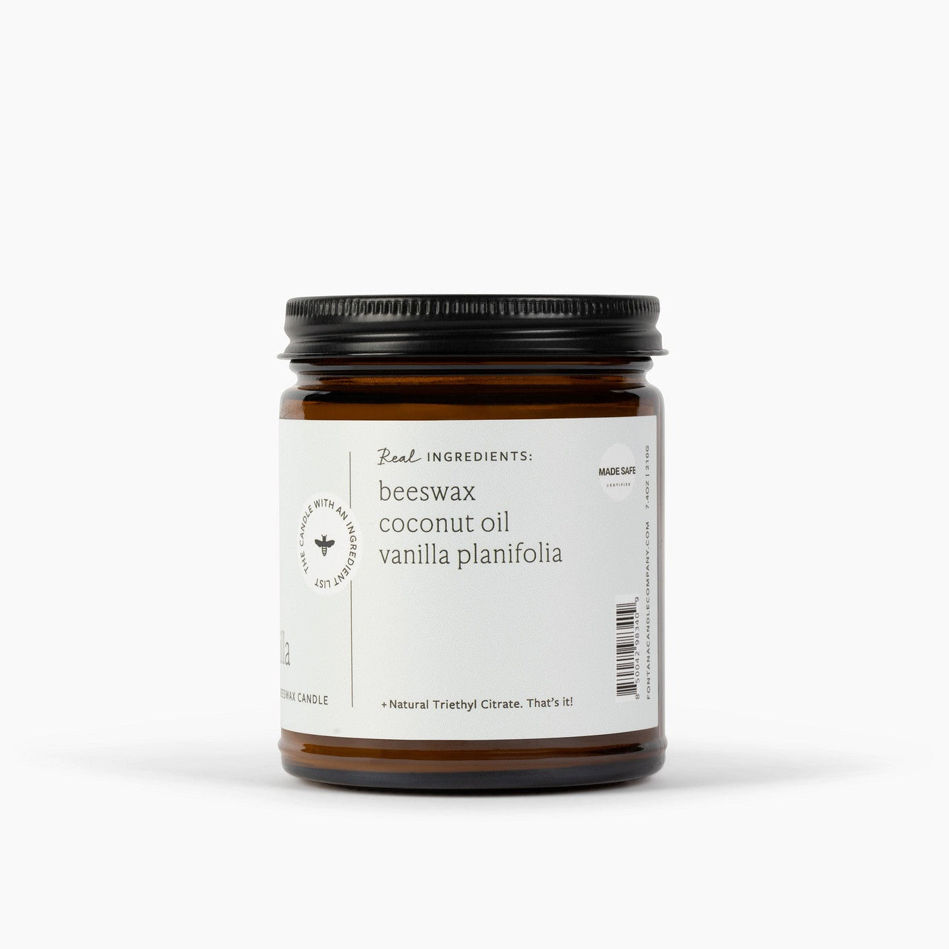 Fontana Candle Co Pure Vanilla Jar Candle