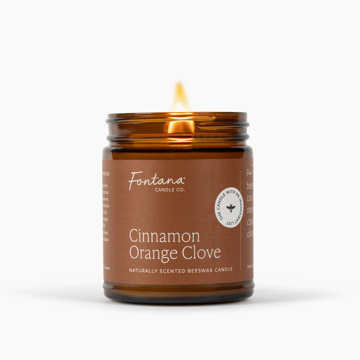 Fontana Candle Co Cinnamon Orange Clove Jar Candle