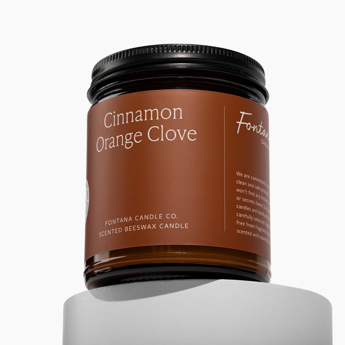 Fontana Candle Co Cinnamon Orange Clove Jar Candle